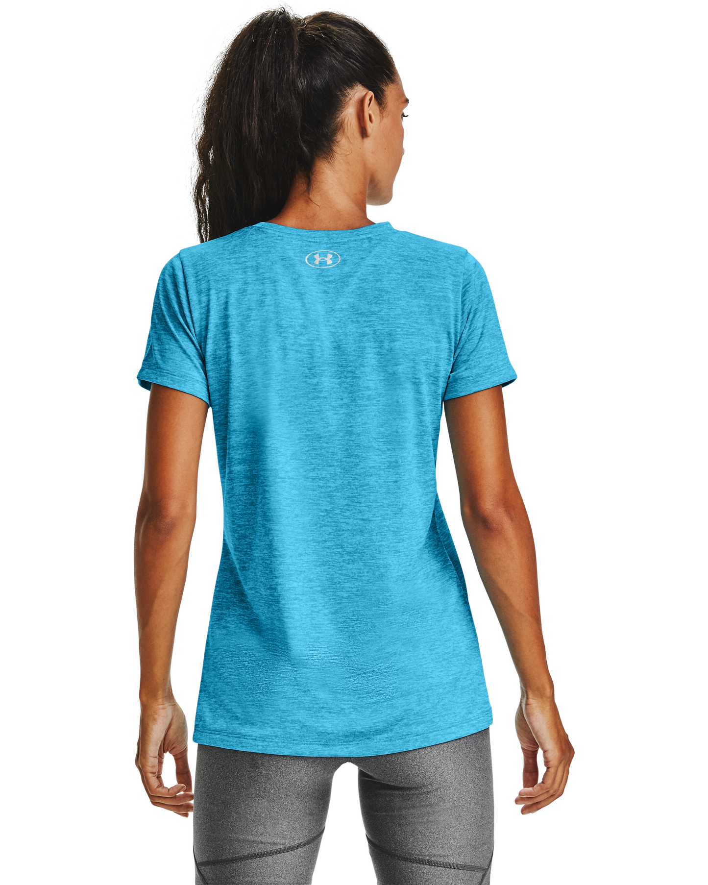 Women's UA Tech™ Twist Graphic Wordmark Short Sleeve Shirt