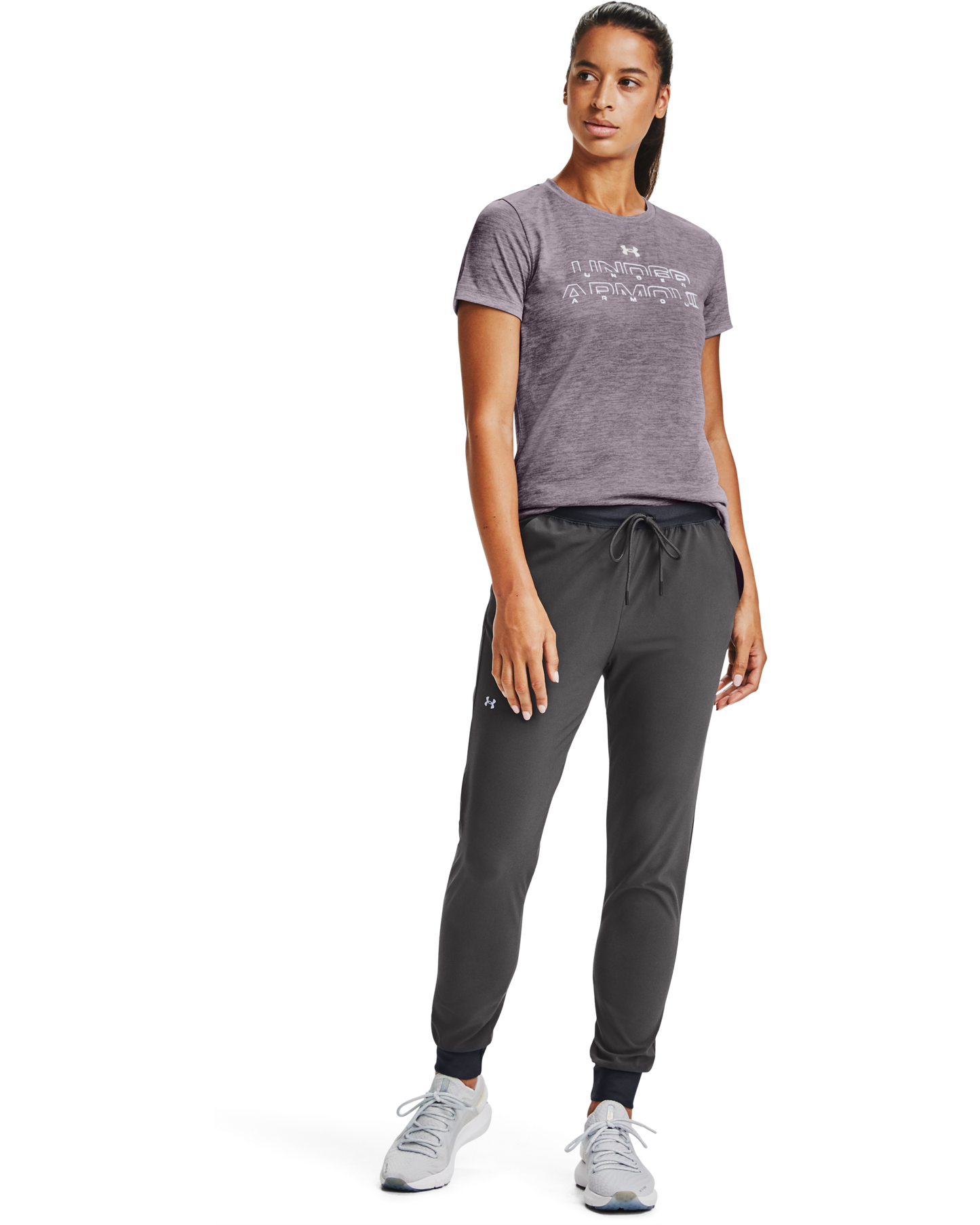 Women's UA Tech™ Twist Graphic Wordmark Short Sleeve Shirt