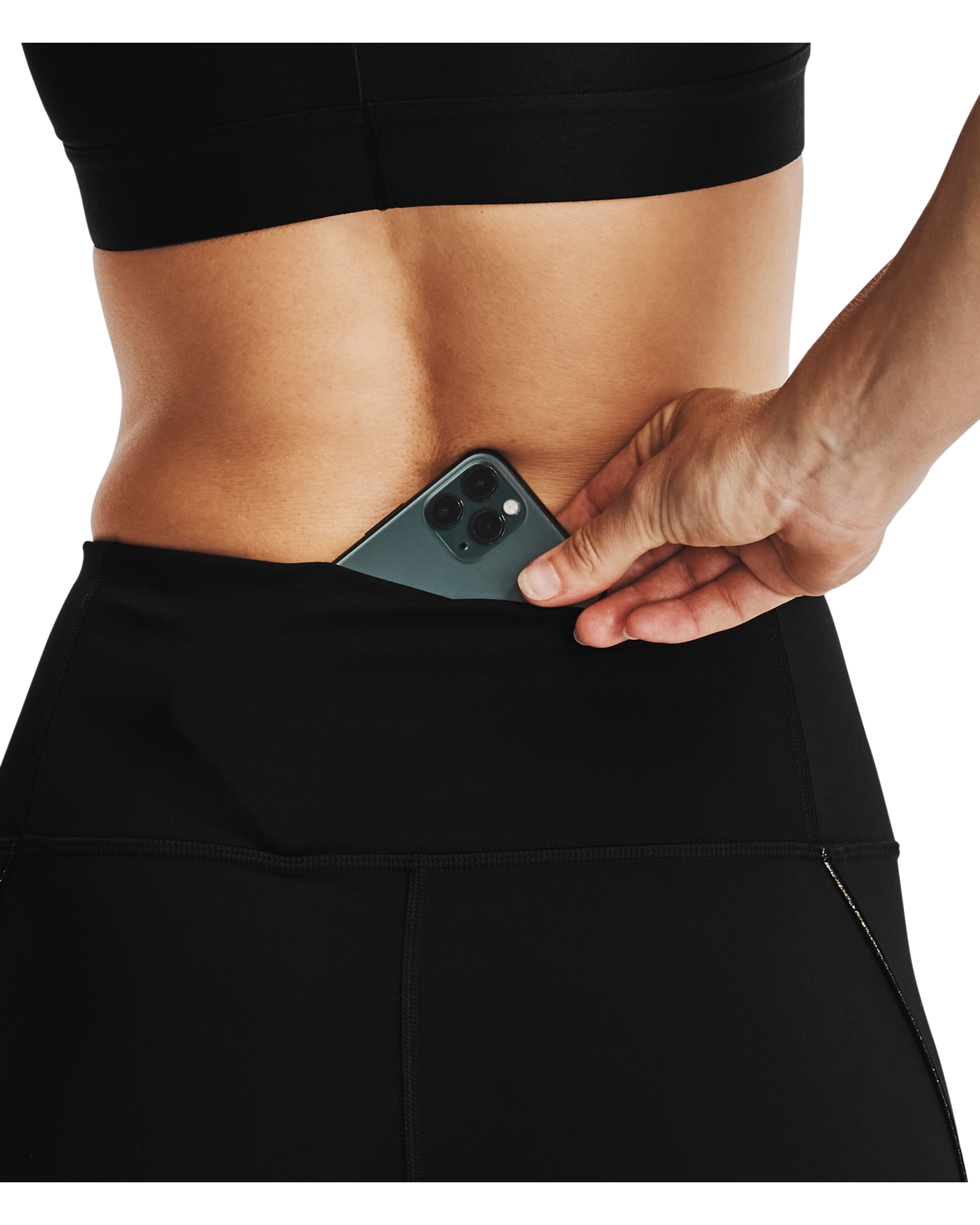 Women's UA RUSH™ Side Piping Crop Leggings