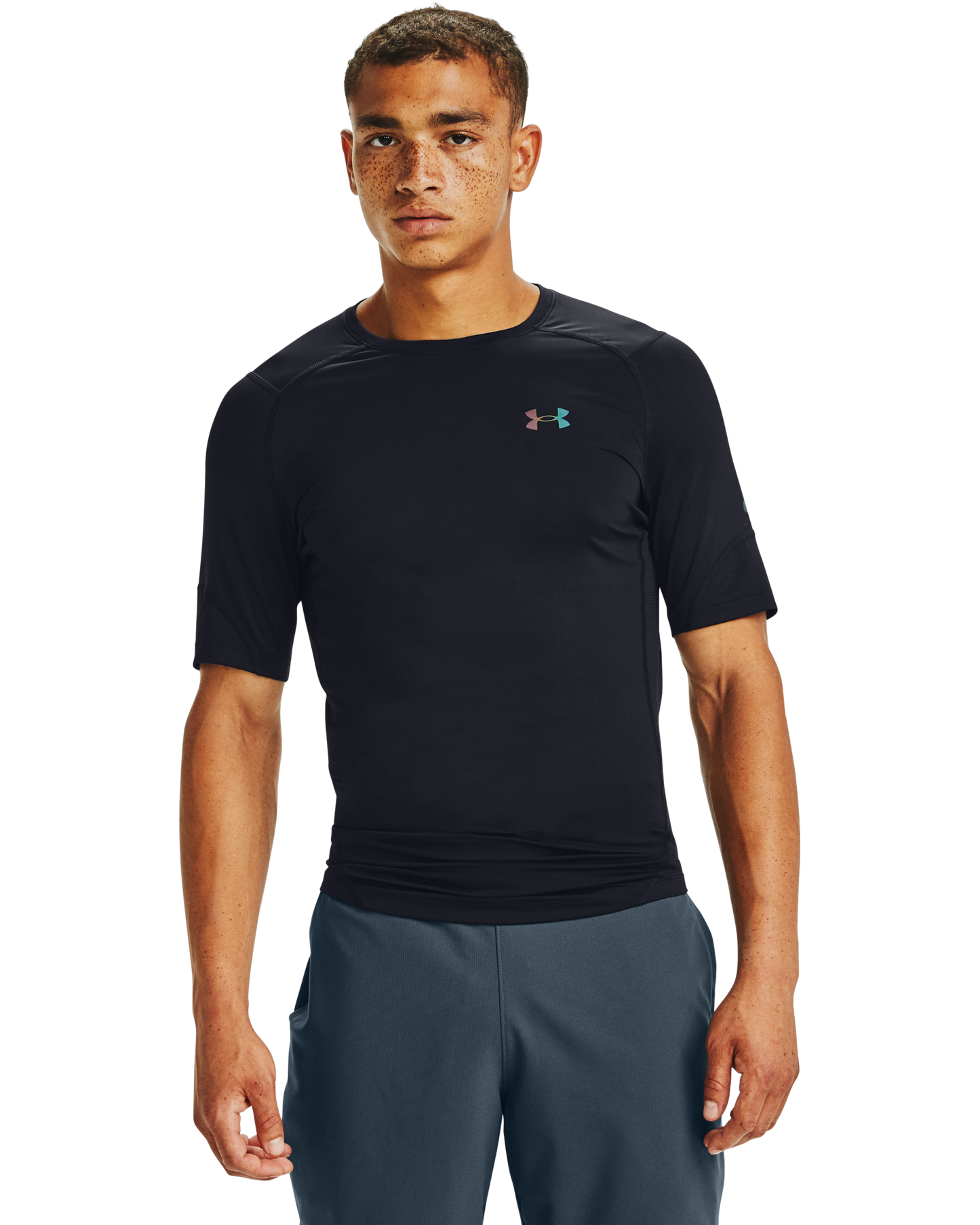 Men's UA RUSH™ HeatGear® 2.0 Compression Short Sleeve