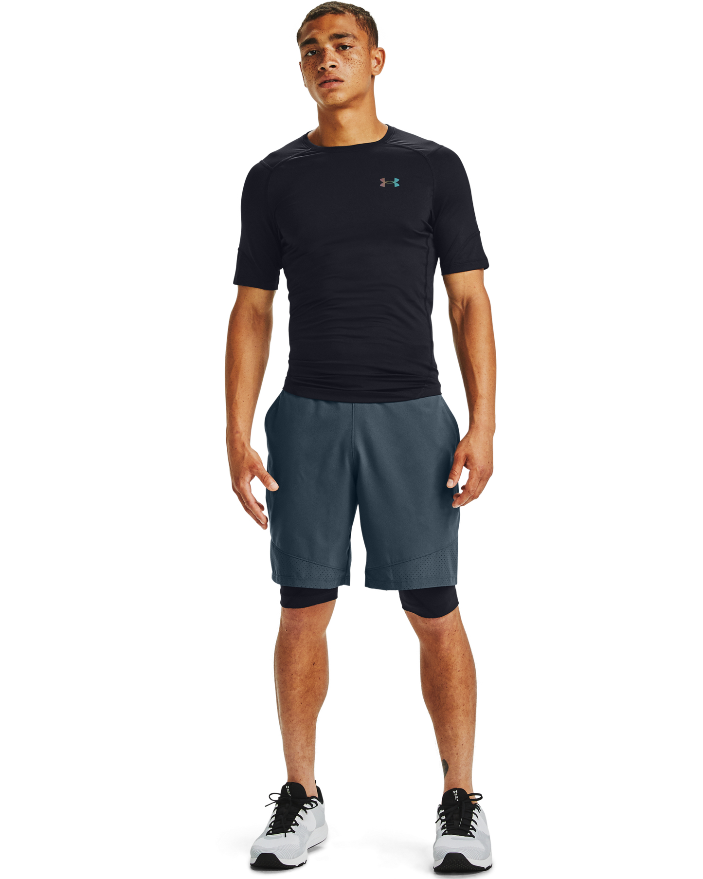 Men's UA RUSH™ HeatGear® 2.0 Compression Short Sleeve