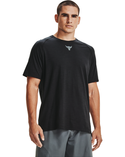 Men's UA Project Rock Charged Cotton® Short Sleeve Shirt