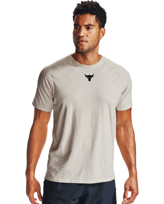 Men's UA Project Rock Charged Cotton® Short Sleeve Shirt
