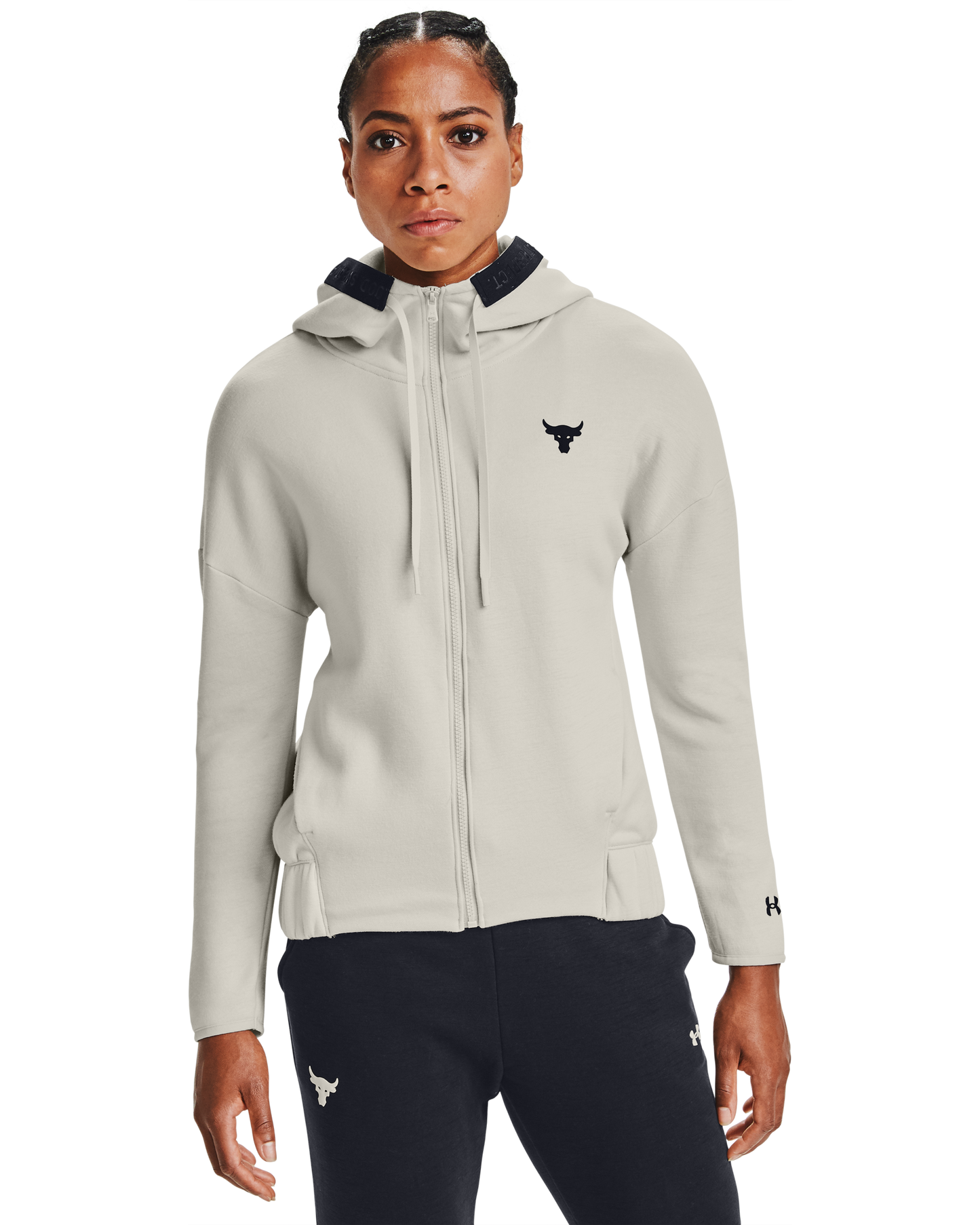 Women's UA Charged Cotton® Project Rock CC Fleece FZ