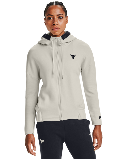 Women's UA Charged Cotton® Project Rock CC Fleece FZ