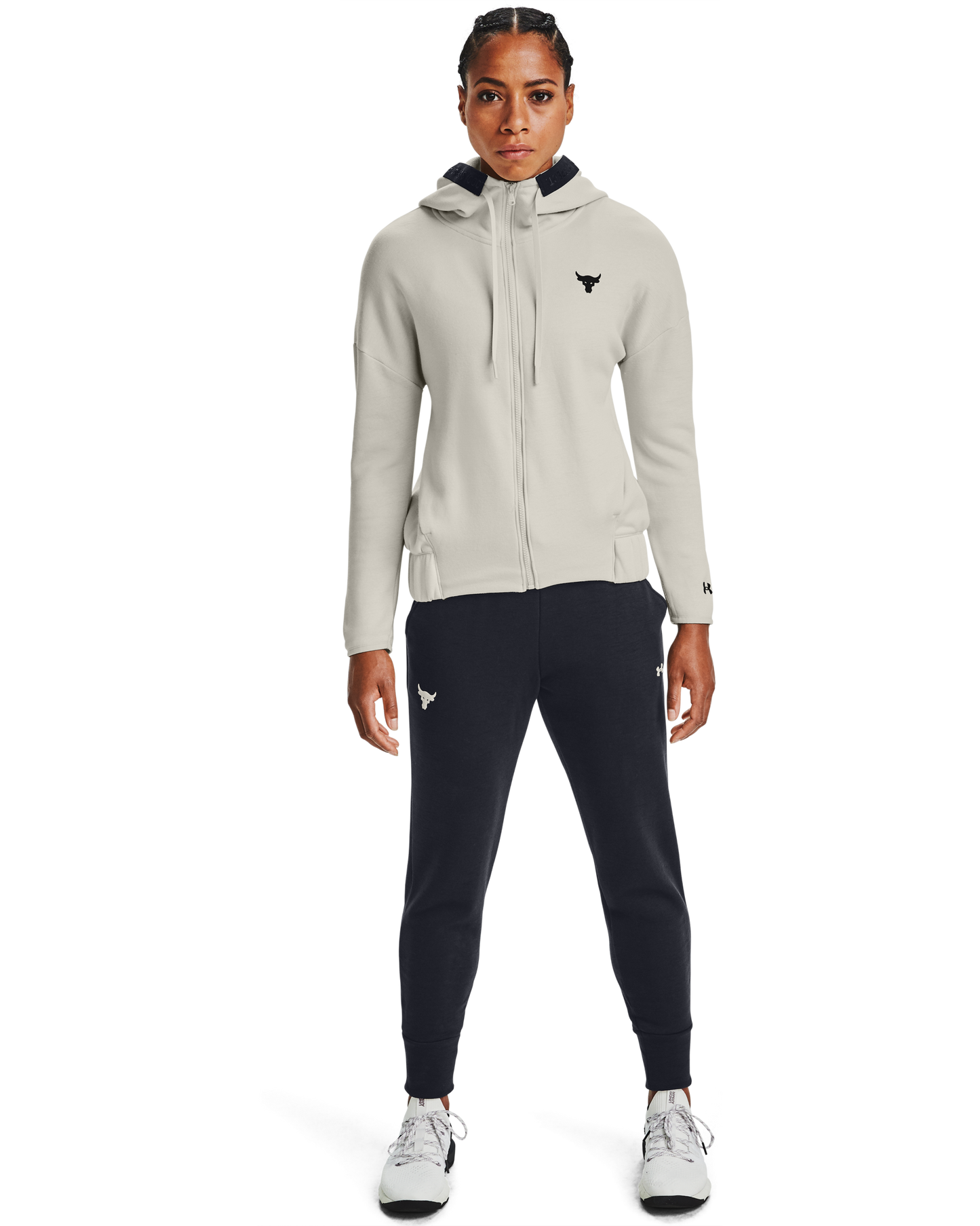 Women's UA Charged Cotton® Project Rock CC Fleece FZ