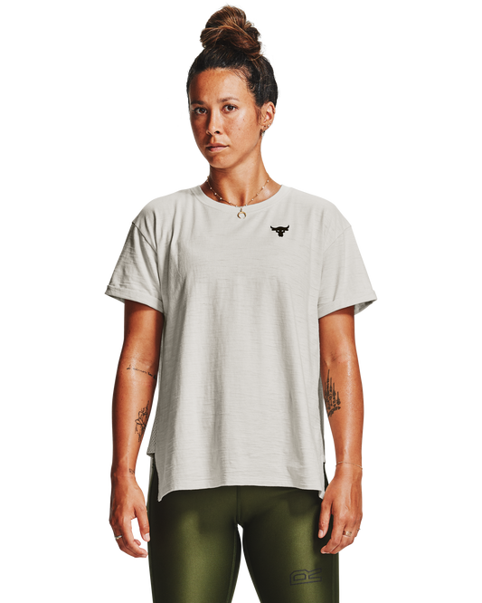 Women's UA Project Rock Charged Cotton® Short Sleeve Shirt
