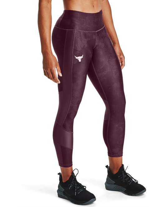 Women's UA HeatGear® Project Rock P Ankle Crop