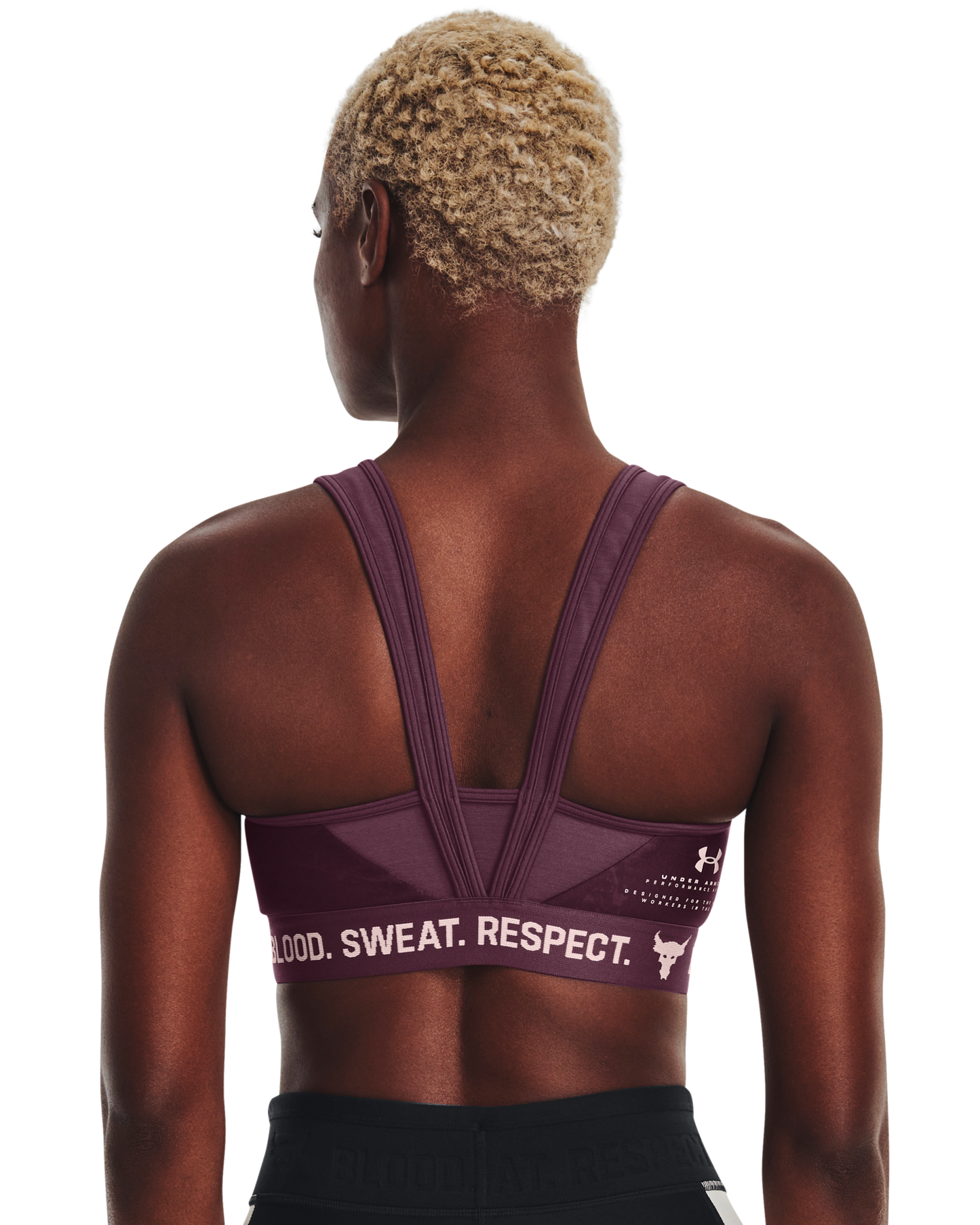 Women's UA HeatGear® Project Rock Sports Bra