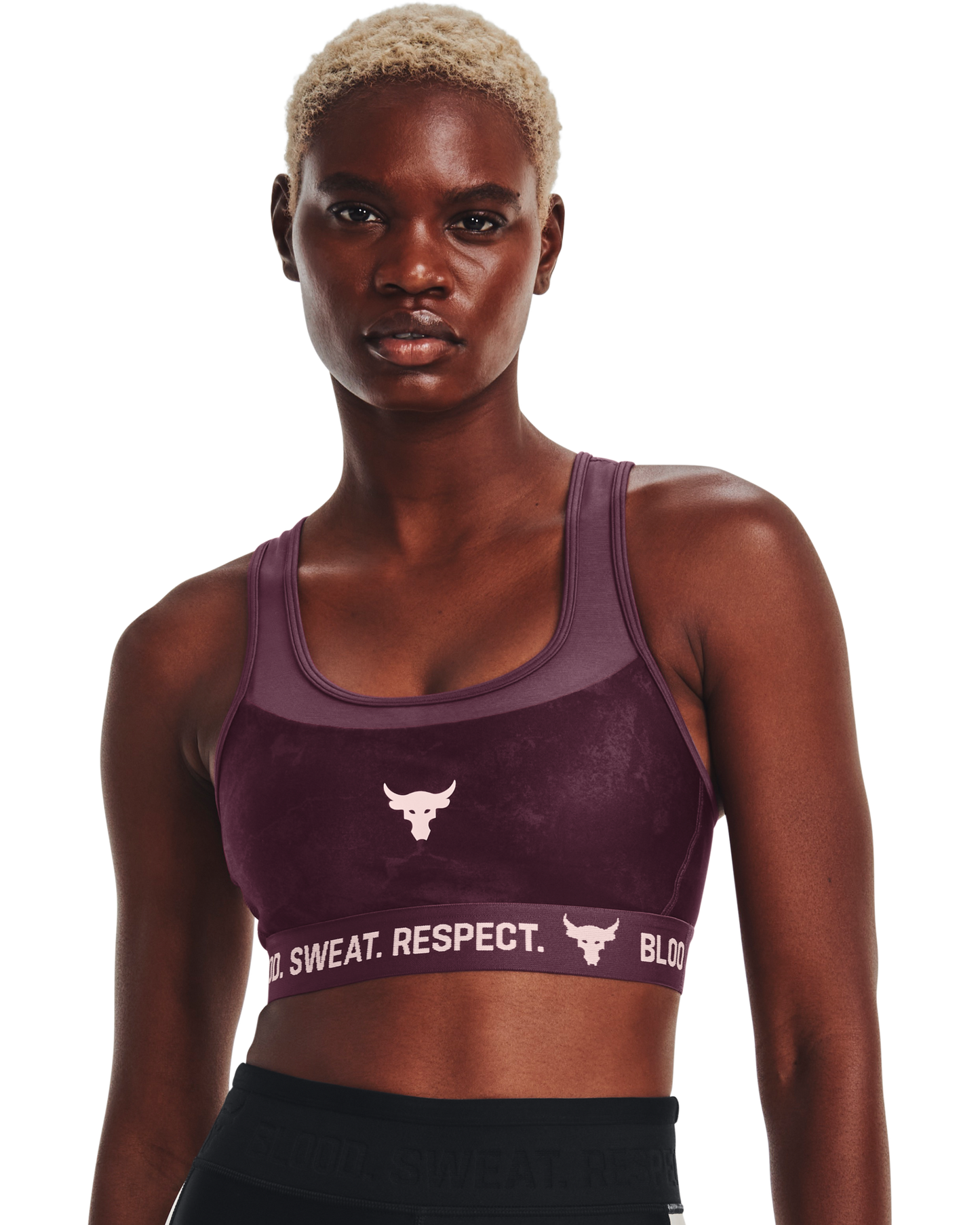 Women's UA HeatGear® Project Rock Sports Bra