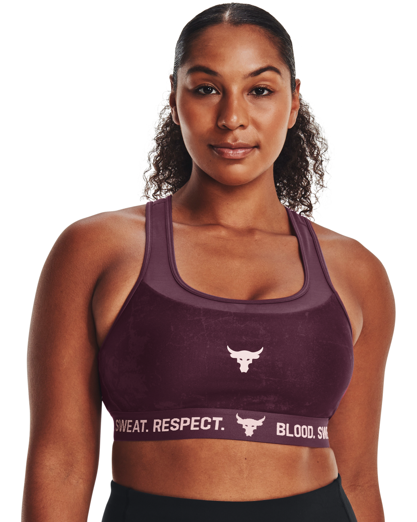 Women's UA HeatGear® Project Rock Sports Bra
