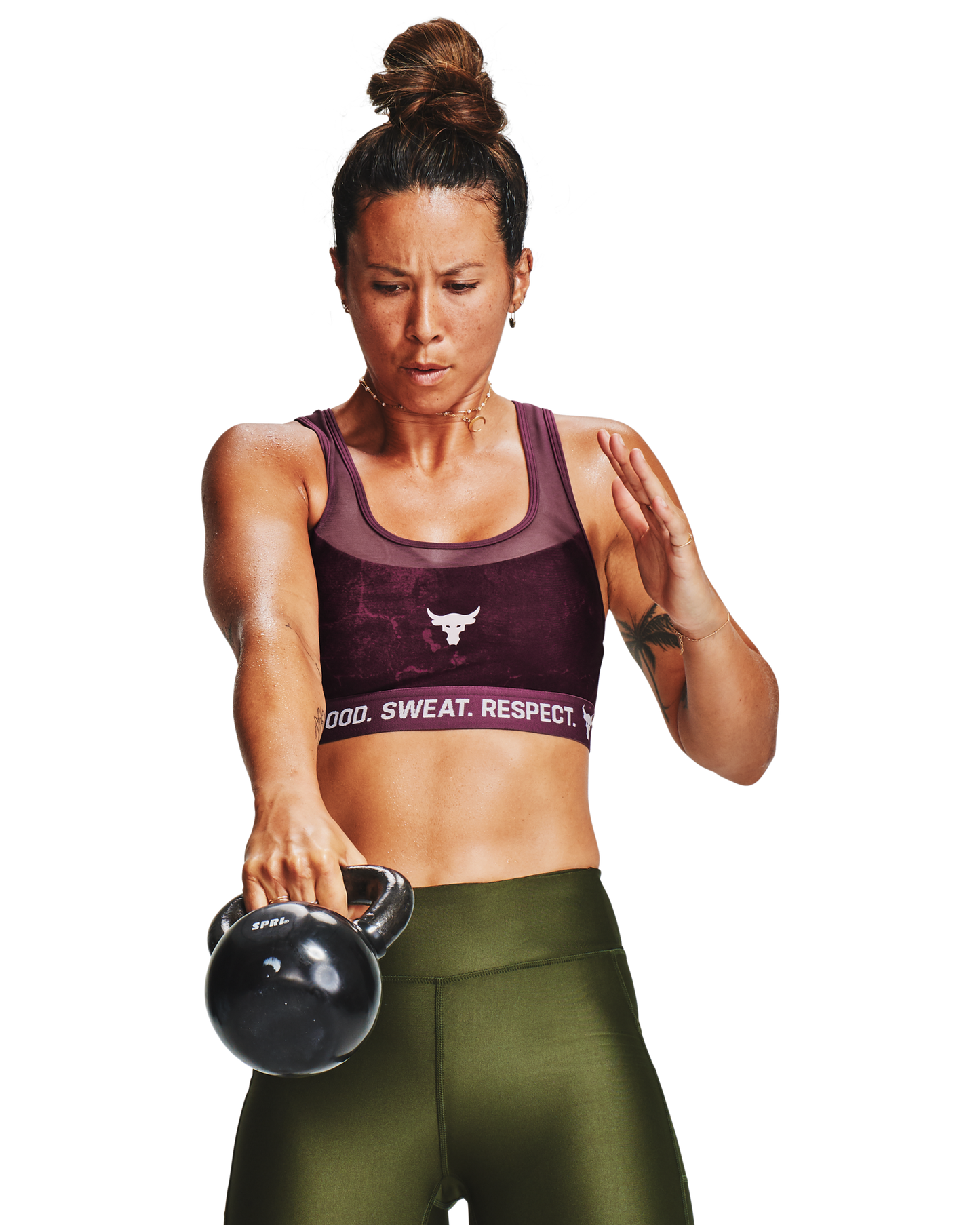 Women's UA HeatGear® Project Rock Sports Bra