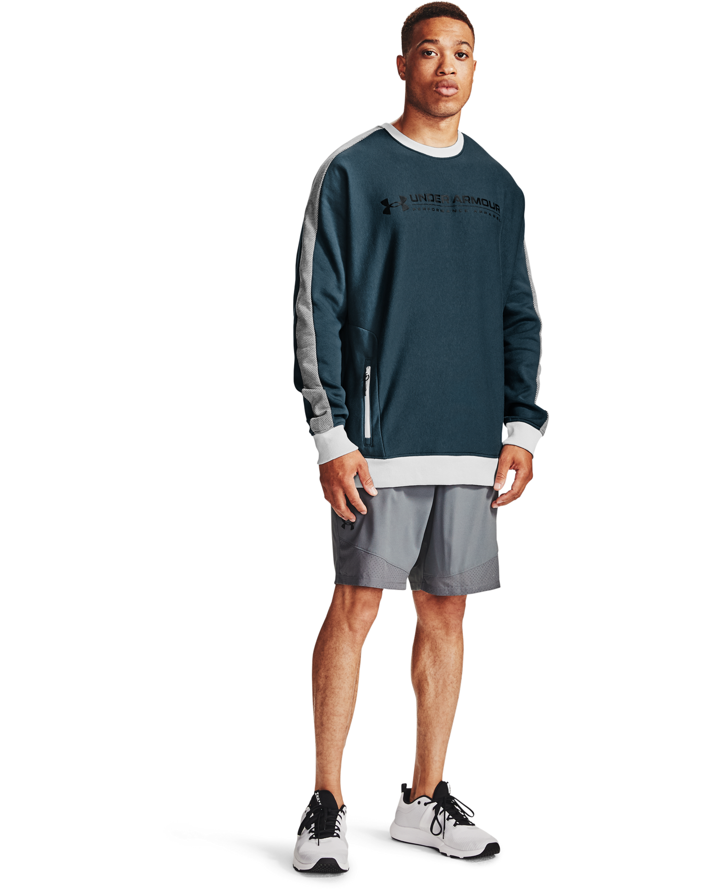 Men's UA Rival Fleece AMP Crew