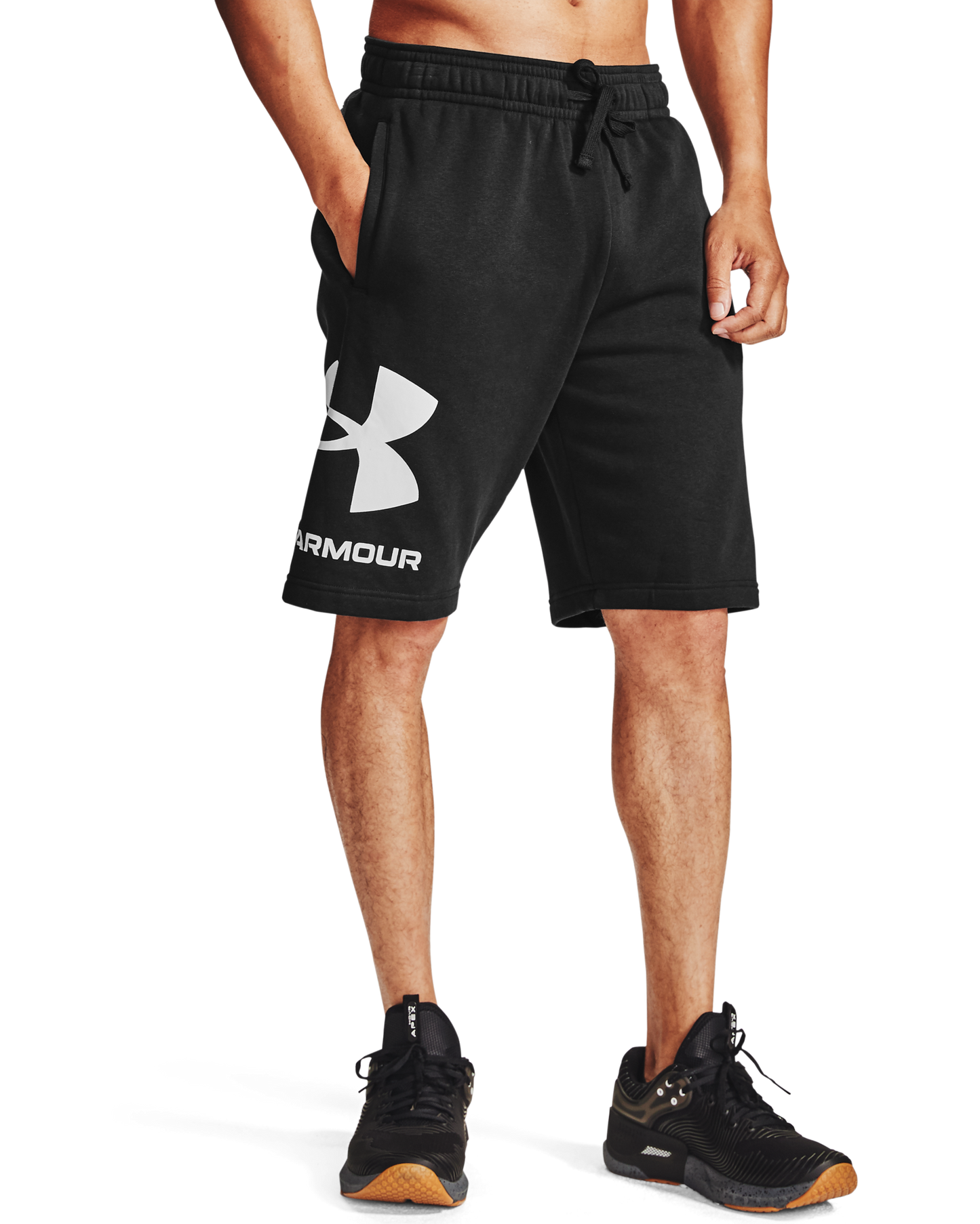 Men's UA Rival Fleece Big Logo Shorts