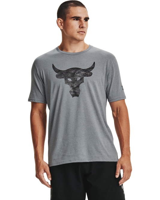 Men's Project Rock Brahma Bull Logo Short Sleeve