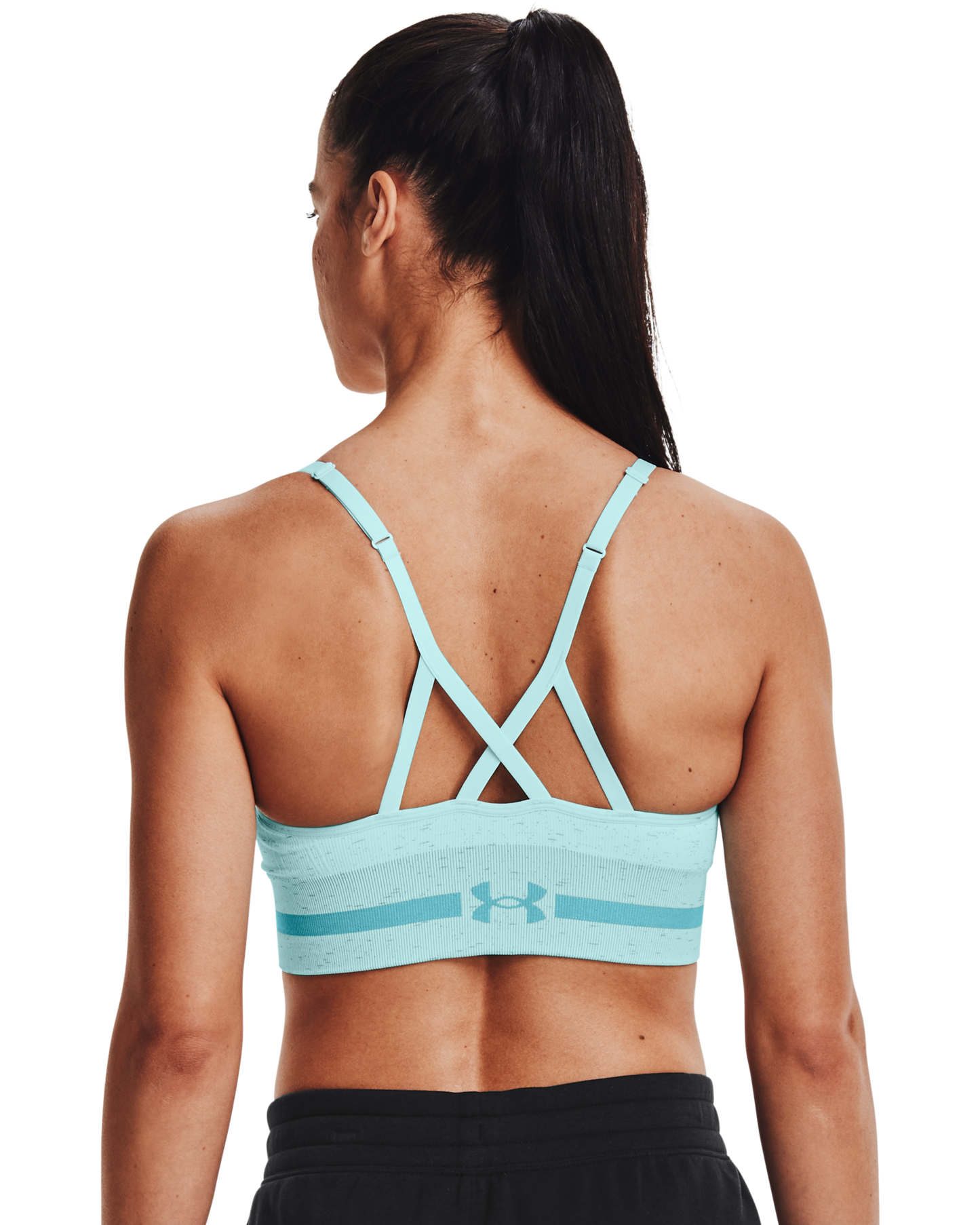 Women's UA Seamless Low Long Heather Sports Bra