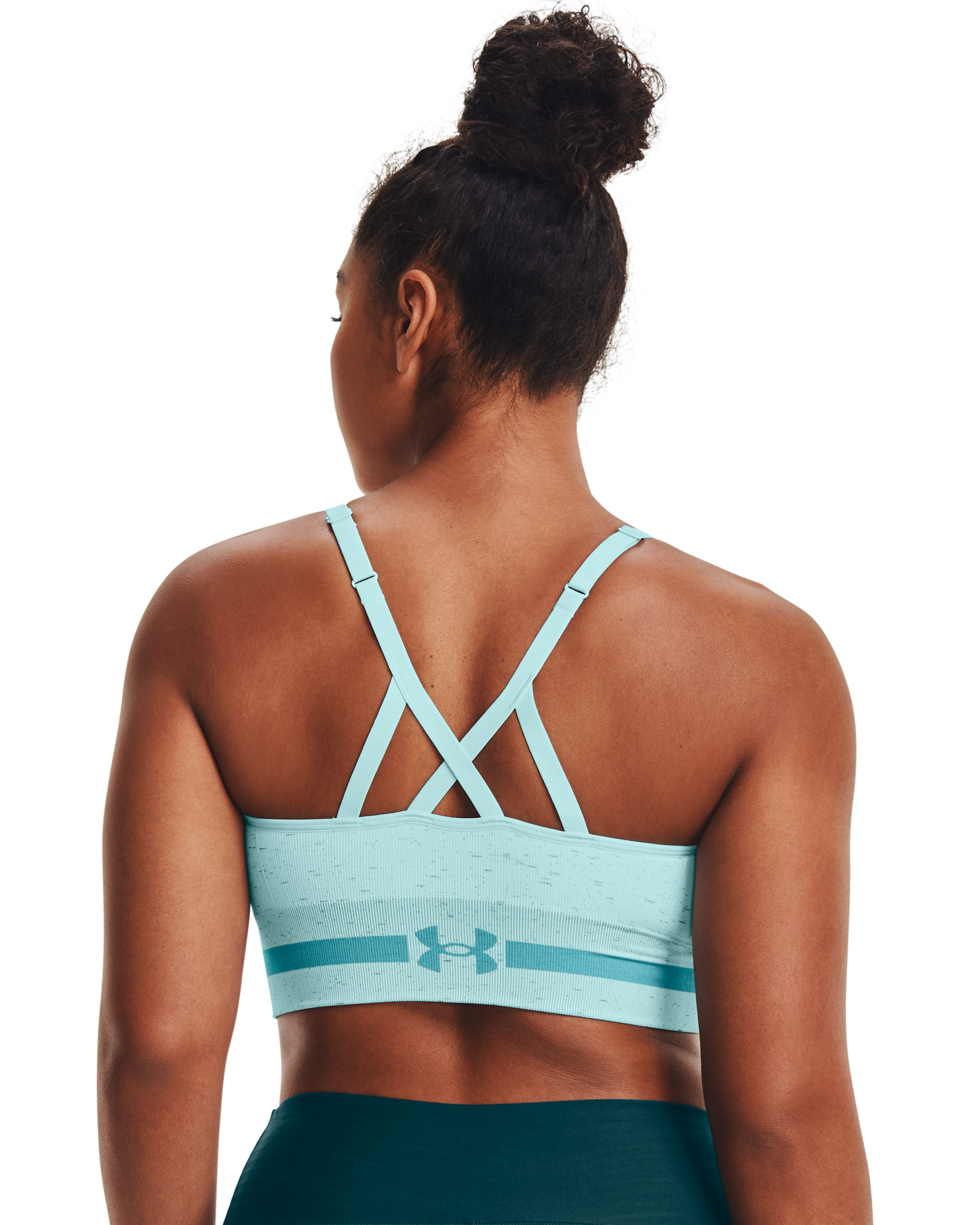 Women's UA Seamless Low Long Heather Sports Bra