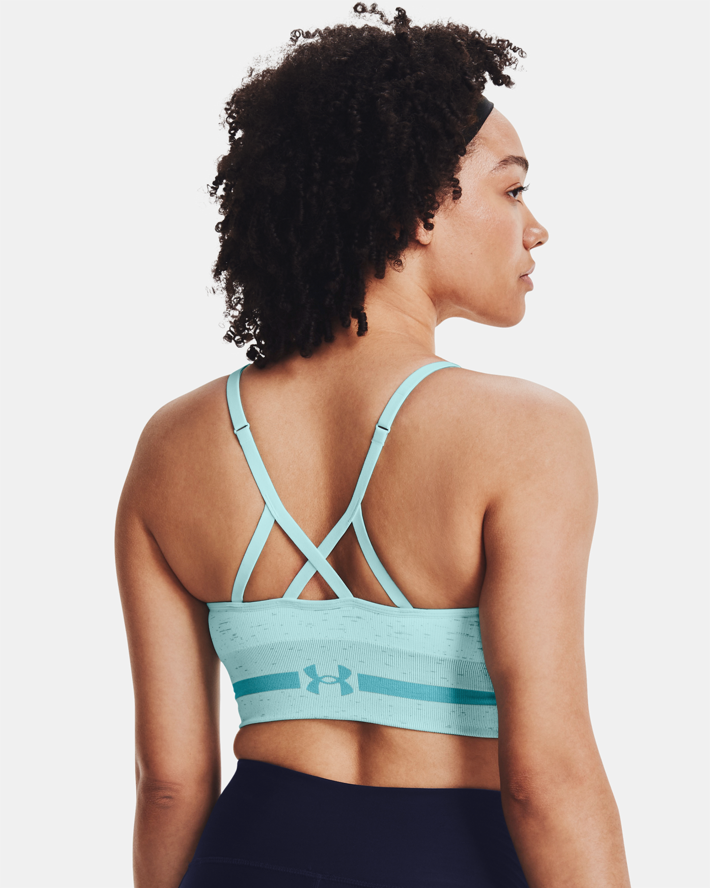 Women's UA Seamless Low Long Heather Sports Bra