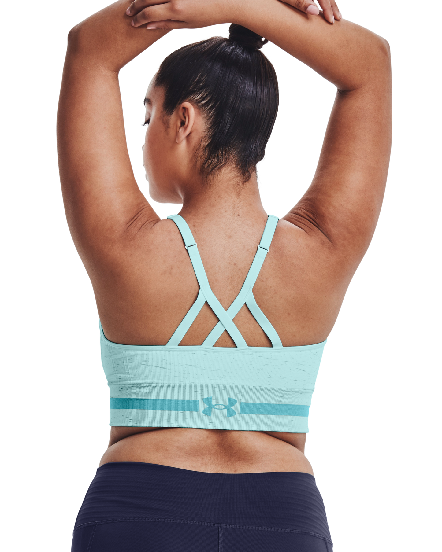 Women's UA Seamless Low Long Heather Sports Bra