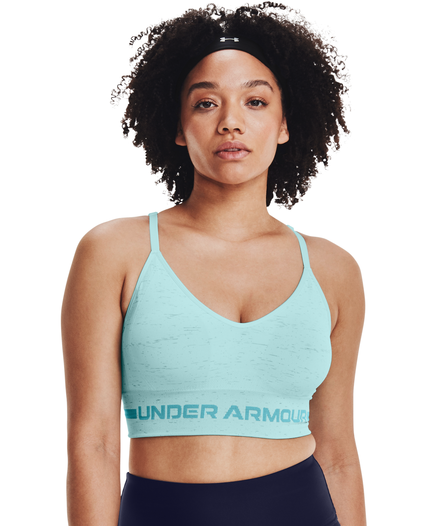 Women's UA Seamless Low Long Heather Sports Bra