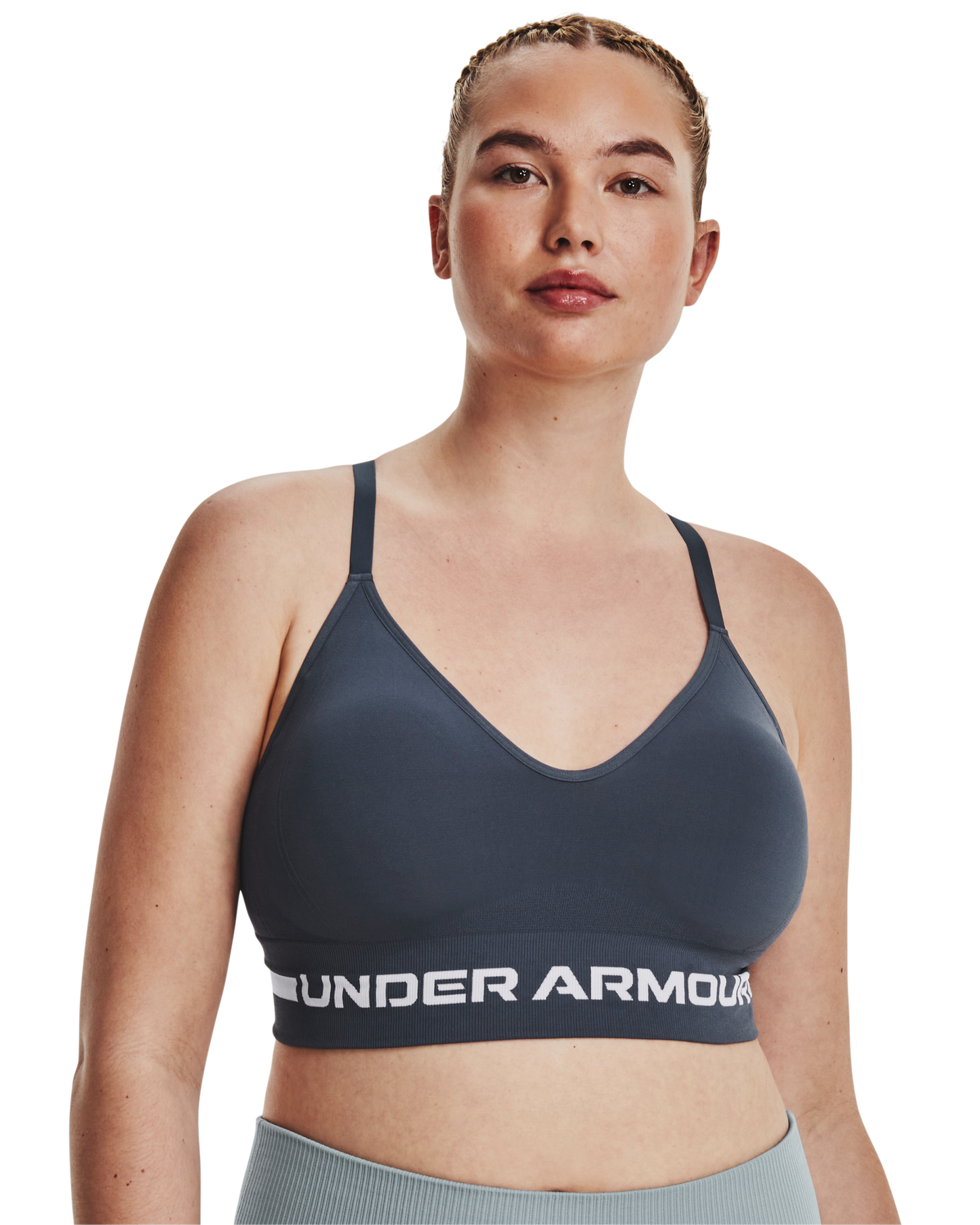 Women's UA Seamless Low Long Sports Bra