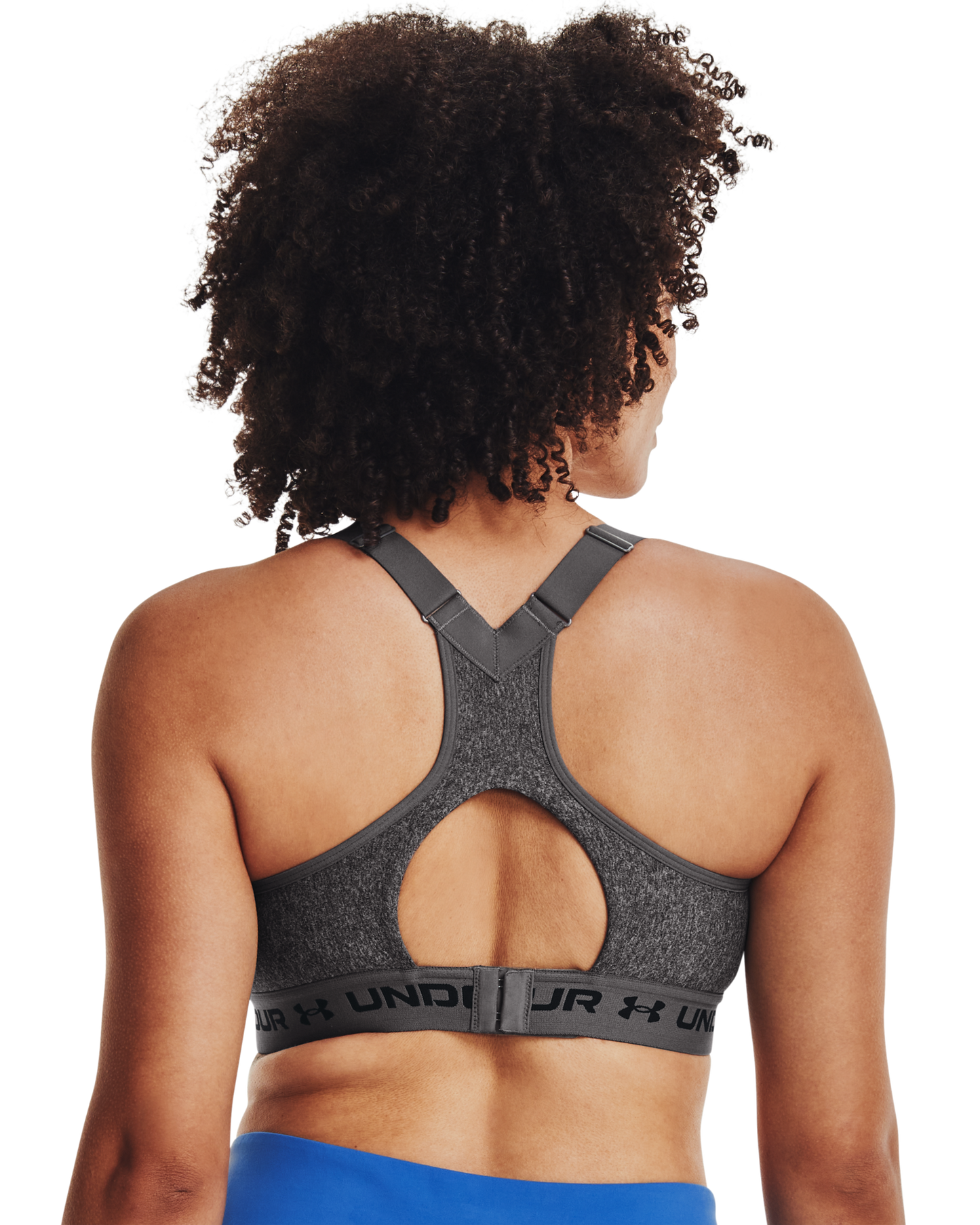 Women's Armour® High Crossback Heather Sports Bra