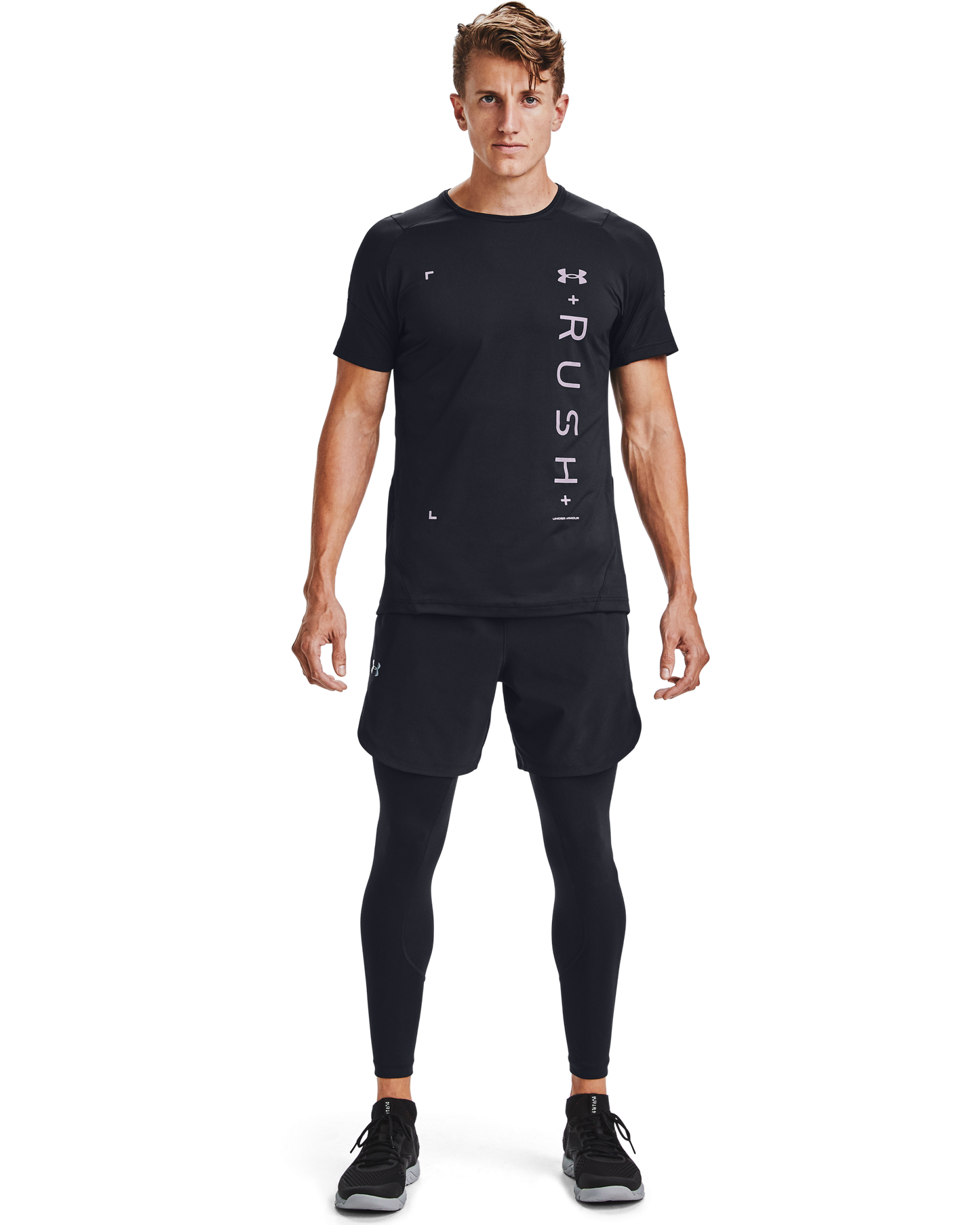 Men's UA RUSH™ 2.0 Graphic Short Sleeve Shirt