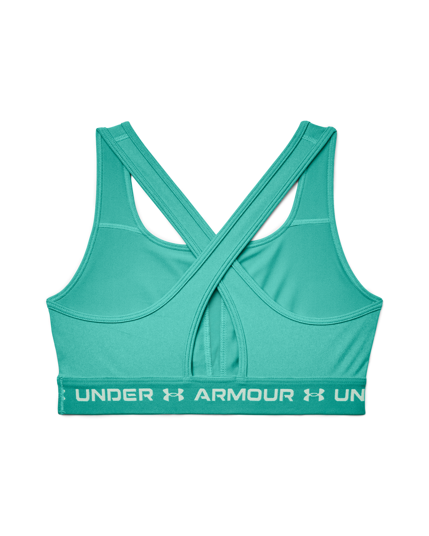 Women's Armour® Mid Crossback Heather Sports Bra