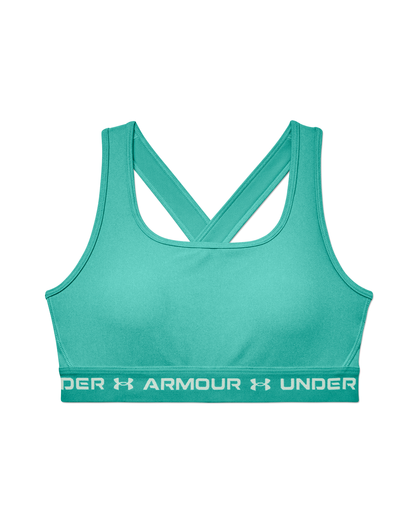 Women's Armour® Mid Crossback Heather Sports Bra