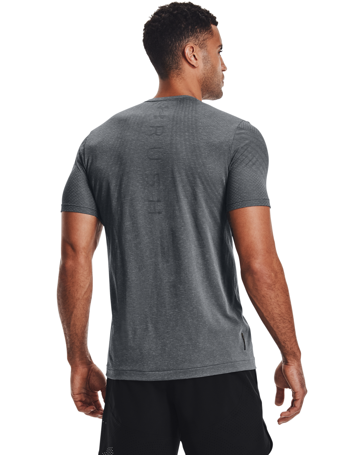Men's UA RUSH™ Seamless Strength Short Sleeve