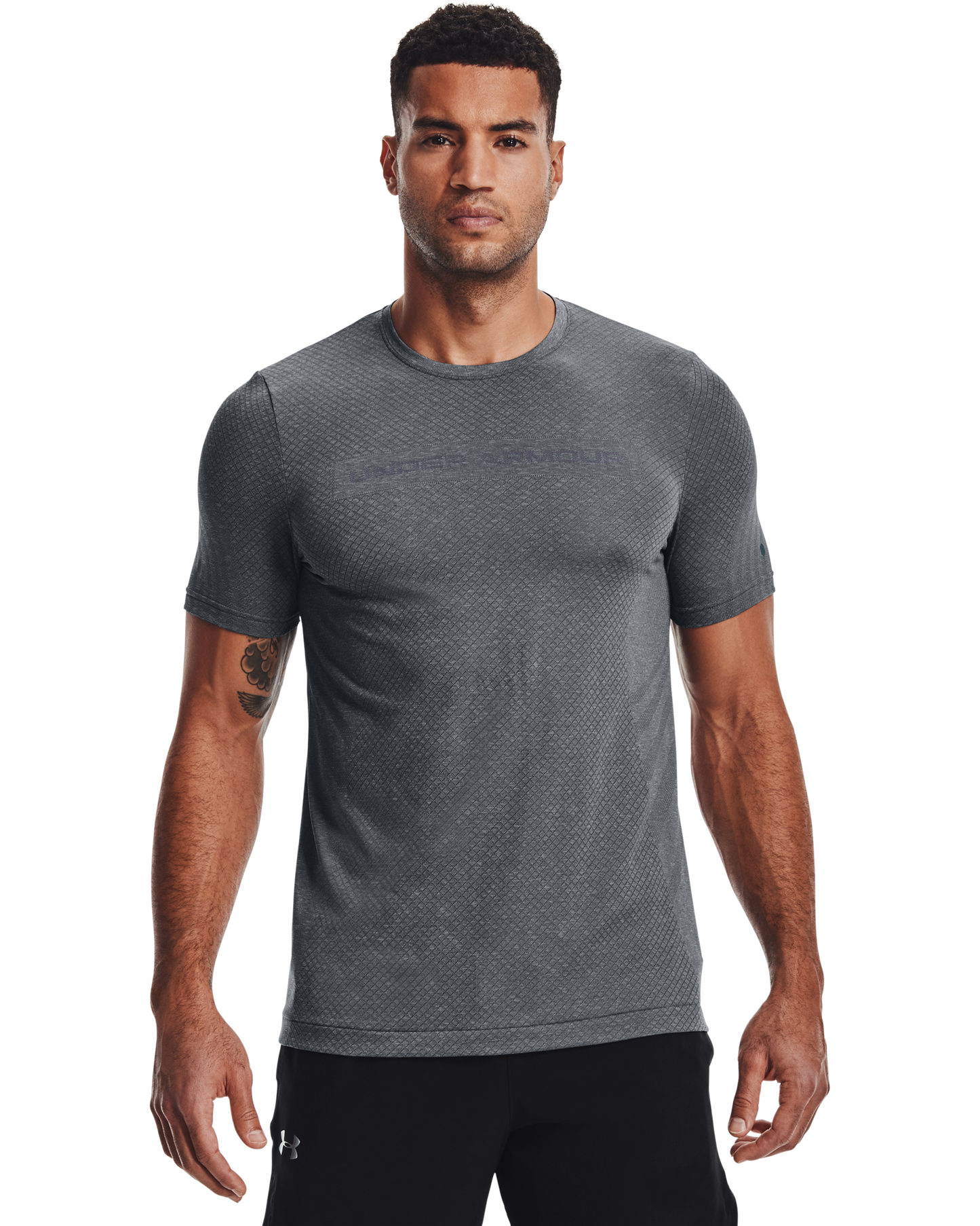 Men's UA RUSH™ Seamless Strength Short Sleeve