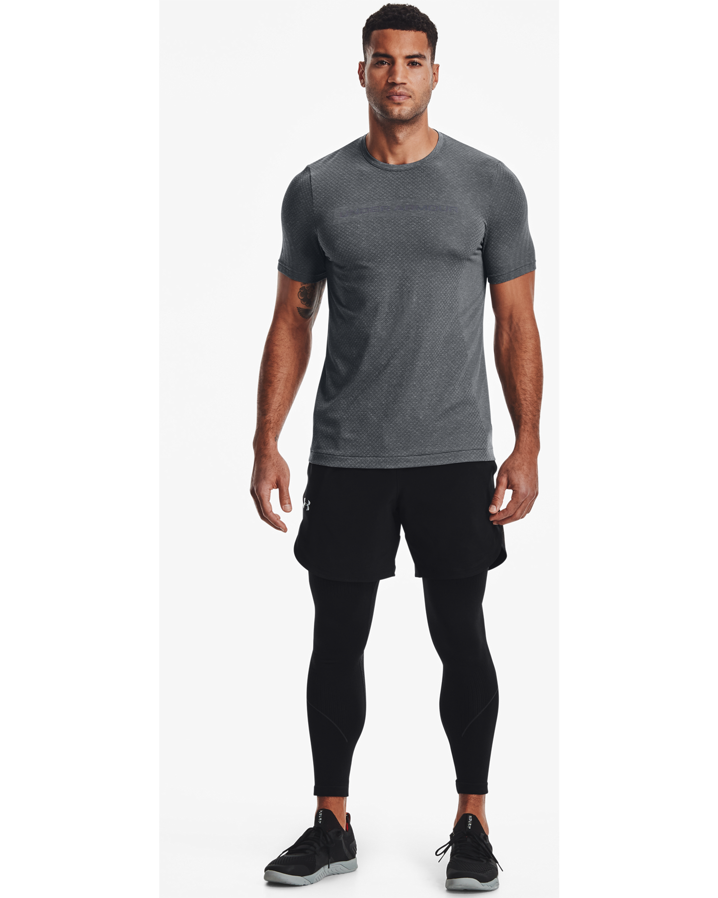 Men's UA RUSH™ Seamless Strength Short Sleeve