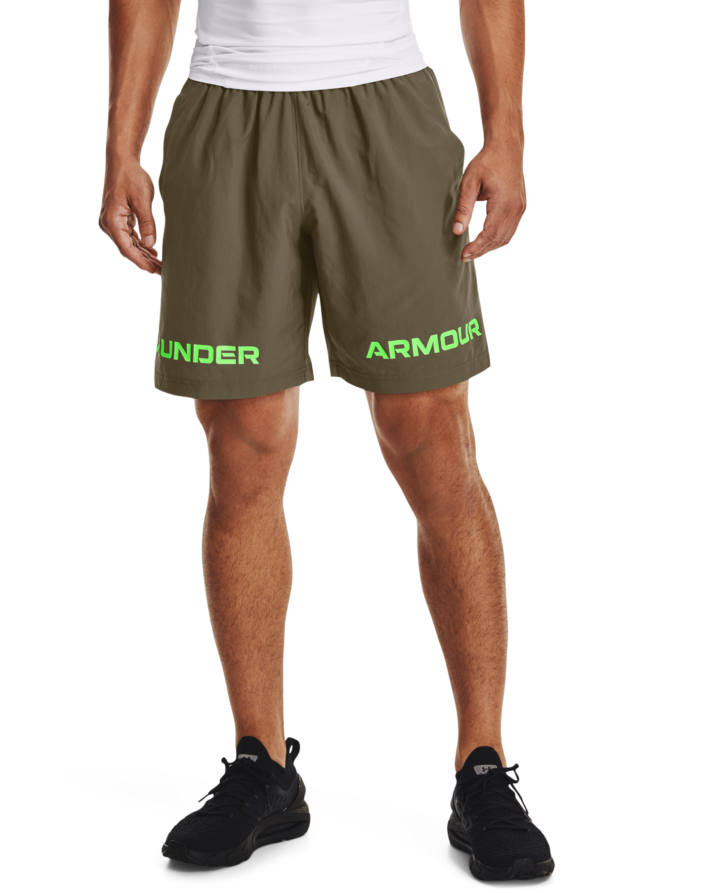 Men's UA Woven Graphic Wordmark Shorts