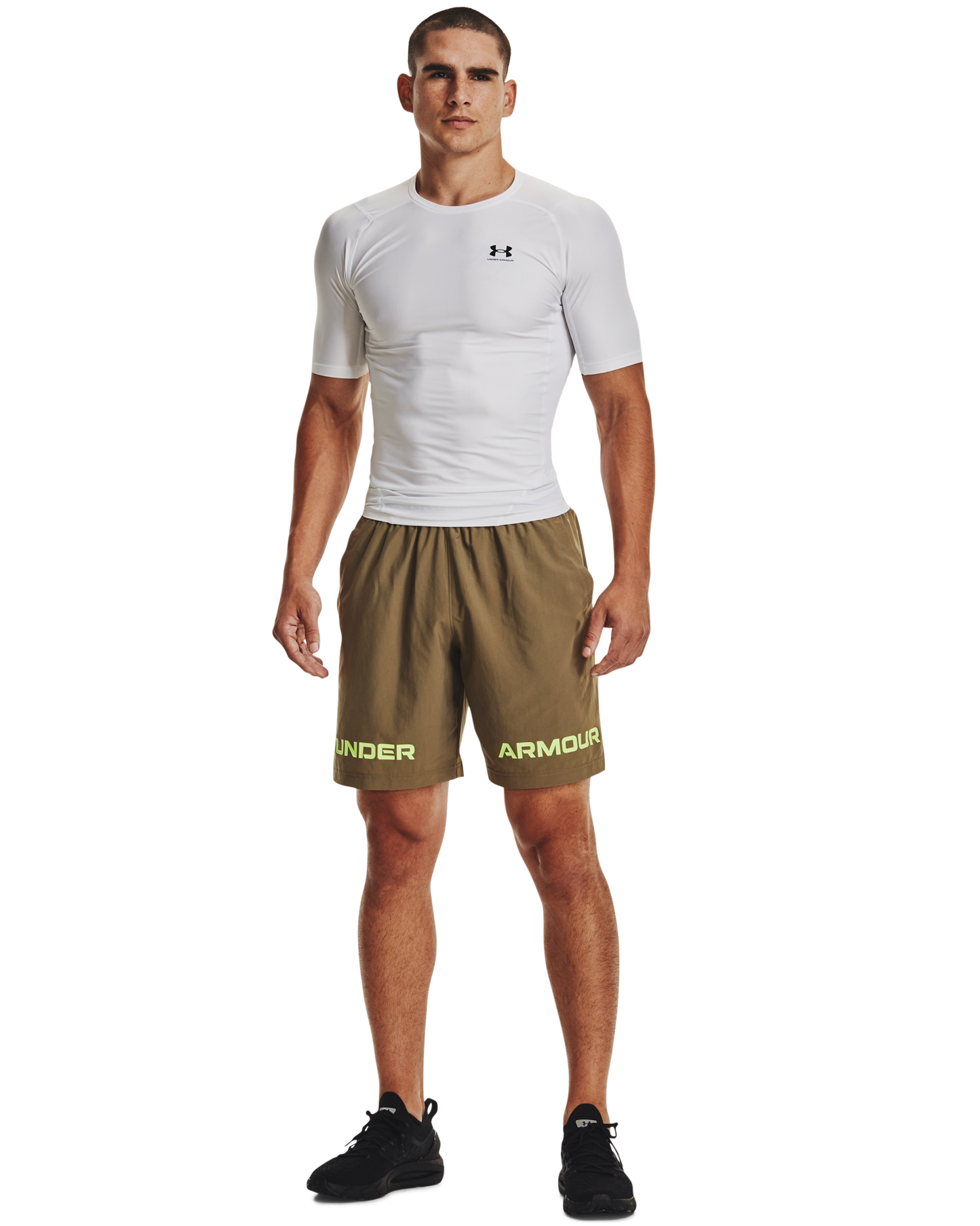 Men's UA Woven Graphic Wordmark Shorts