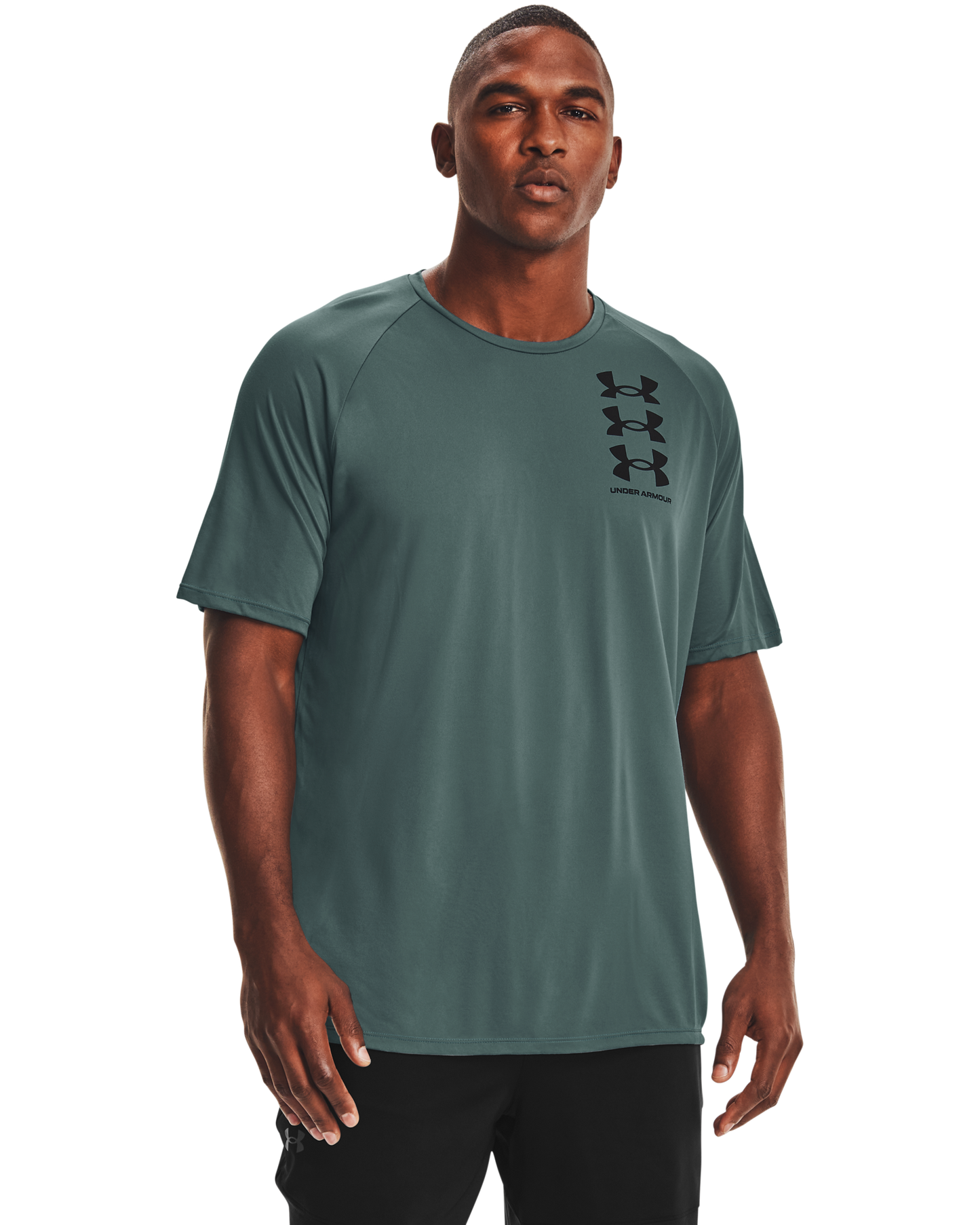 Men's UA Tech™ Triple Logo Short Sleeve