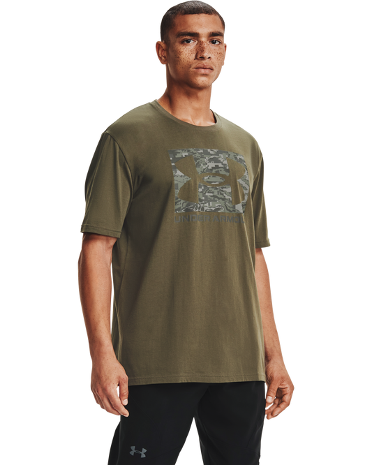 Men's UA ABC Camo Boxed Logo Short Sleeve