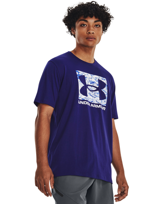 Men's UA ABC Camo Boxed Logo Short Sleeve
