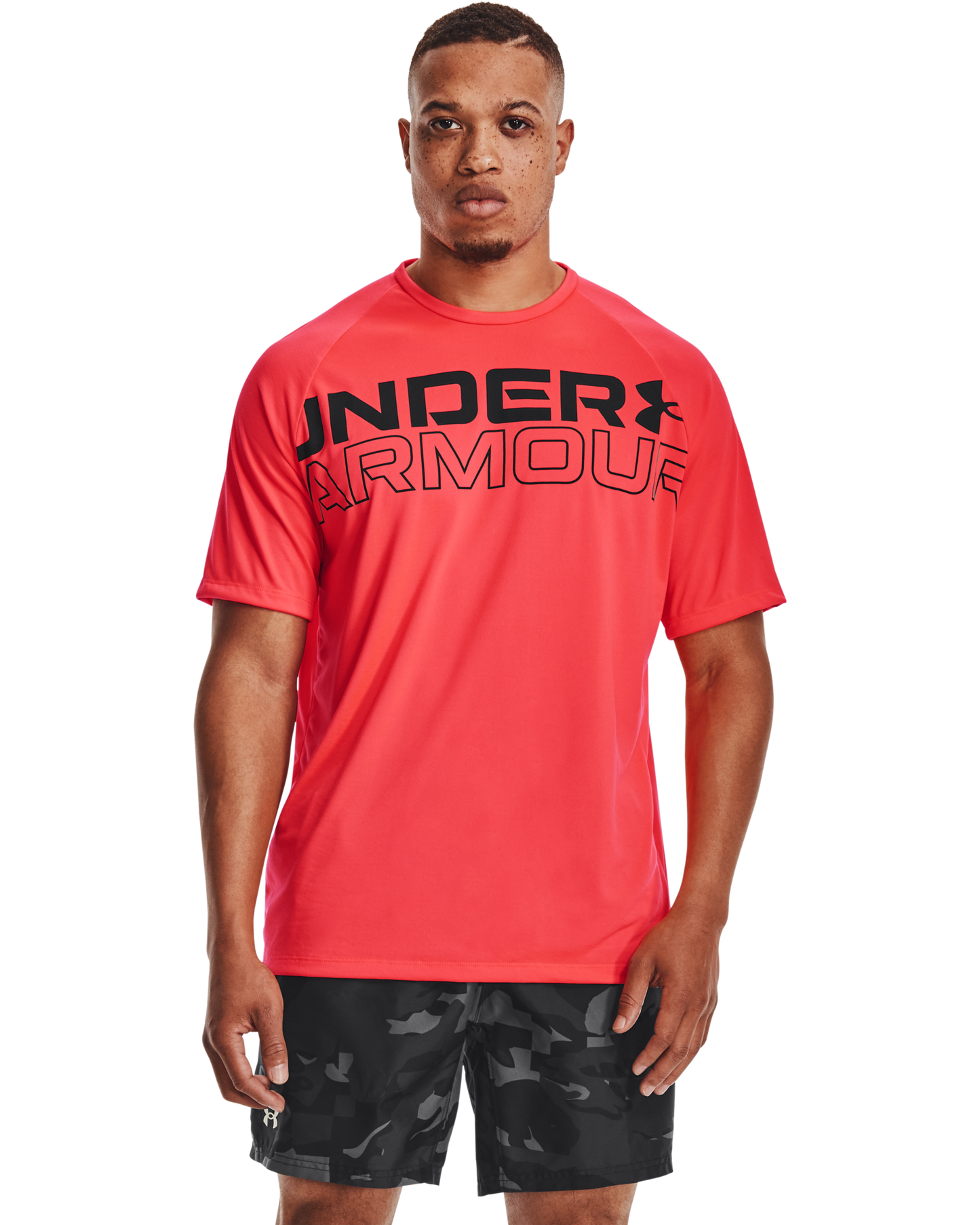 Men's UA Tech™ 2.0 Wordmark Short Sleeve