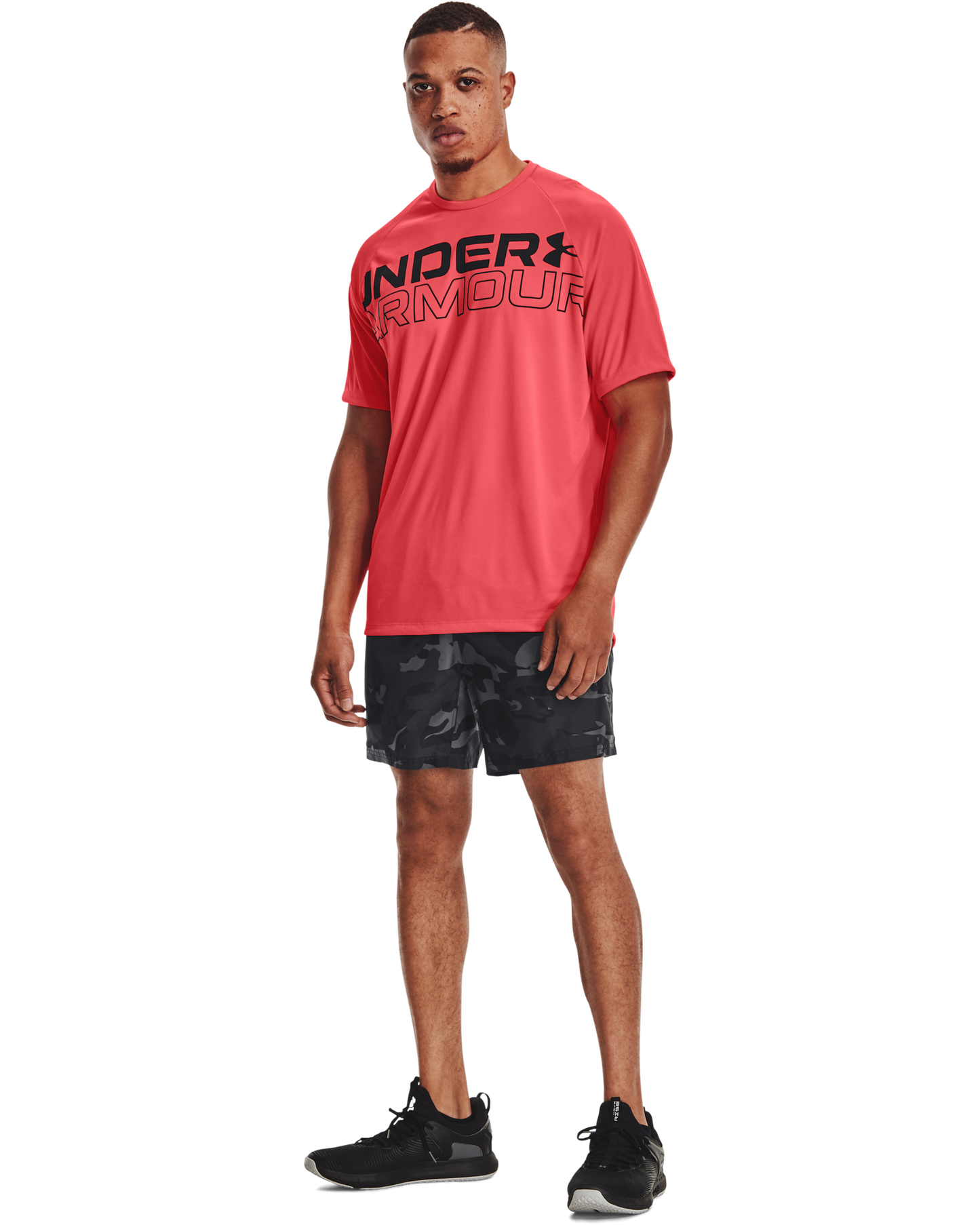 Men's UA Tech™ 2.0 Wordmark Short Sleeve