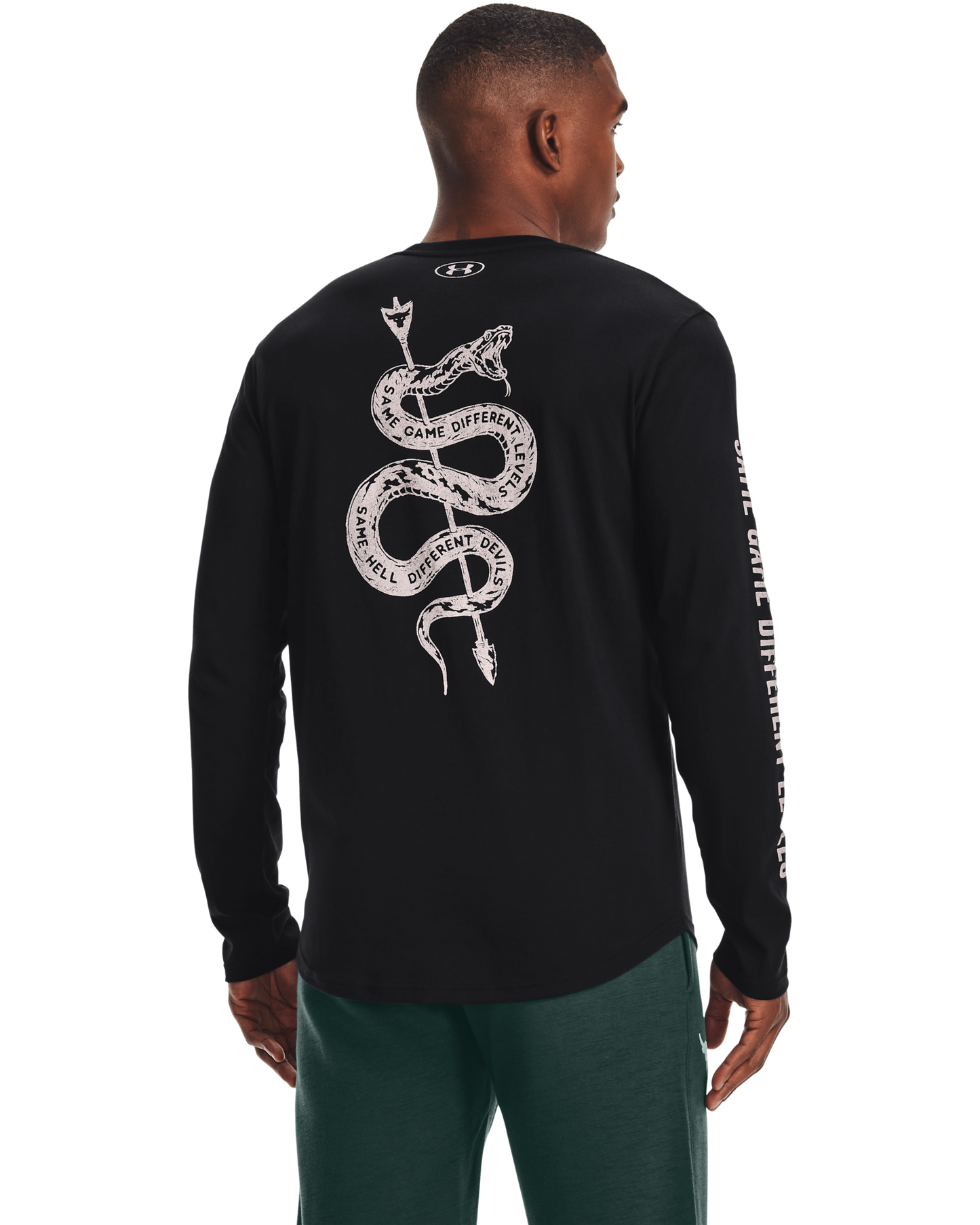 Men's Project Rock Barb Wire Long Sleeve