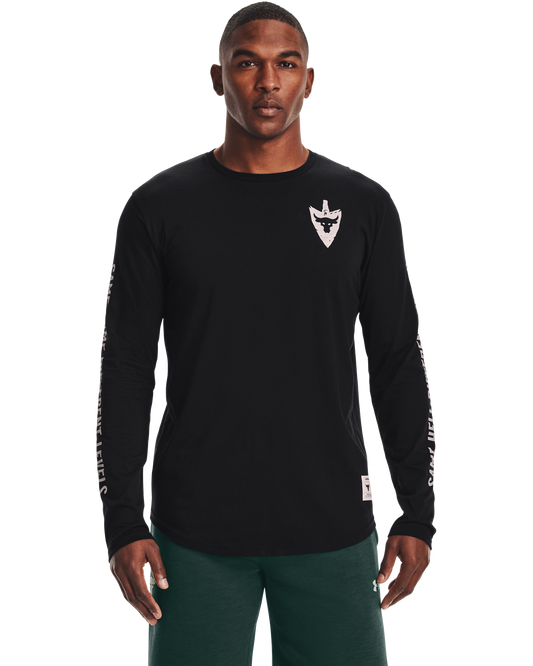 Men's Project Rock Barb Wire Long Sleeve