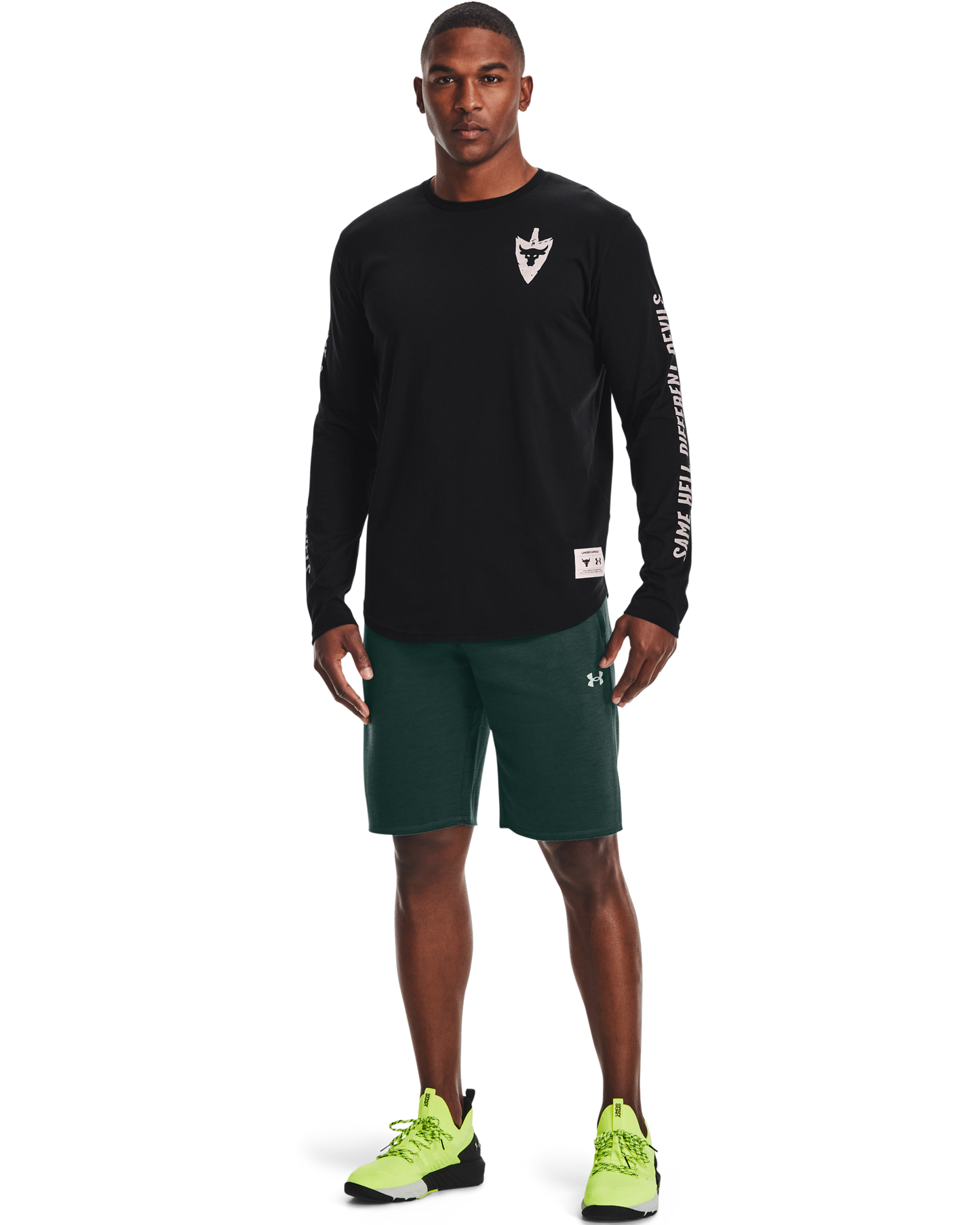 Men's Project Rock Barb Wire Long Sleeve