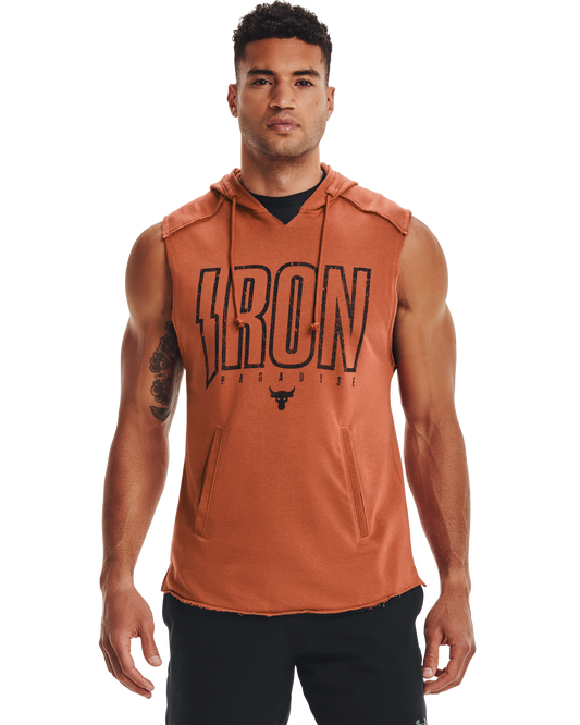 Men's Project Rock Terry Iron Sleeveless Hoodie