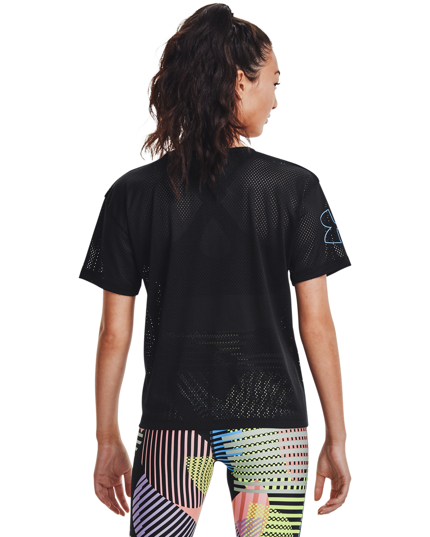 Women's UA Mesh Geo Graphic Short Sleeve