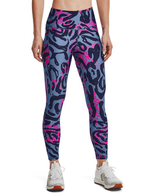 Women's HeatGear® Armour Printed Ankle Leggings
