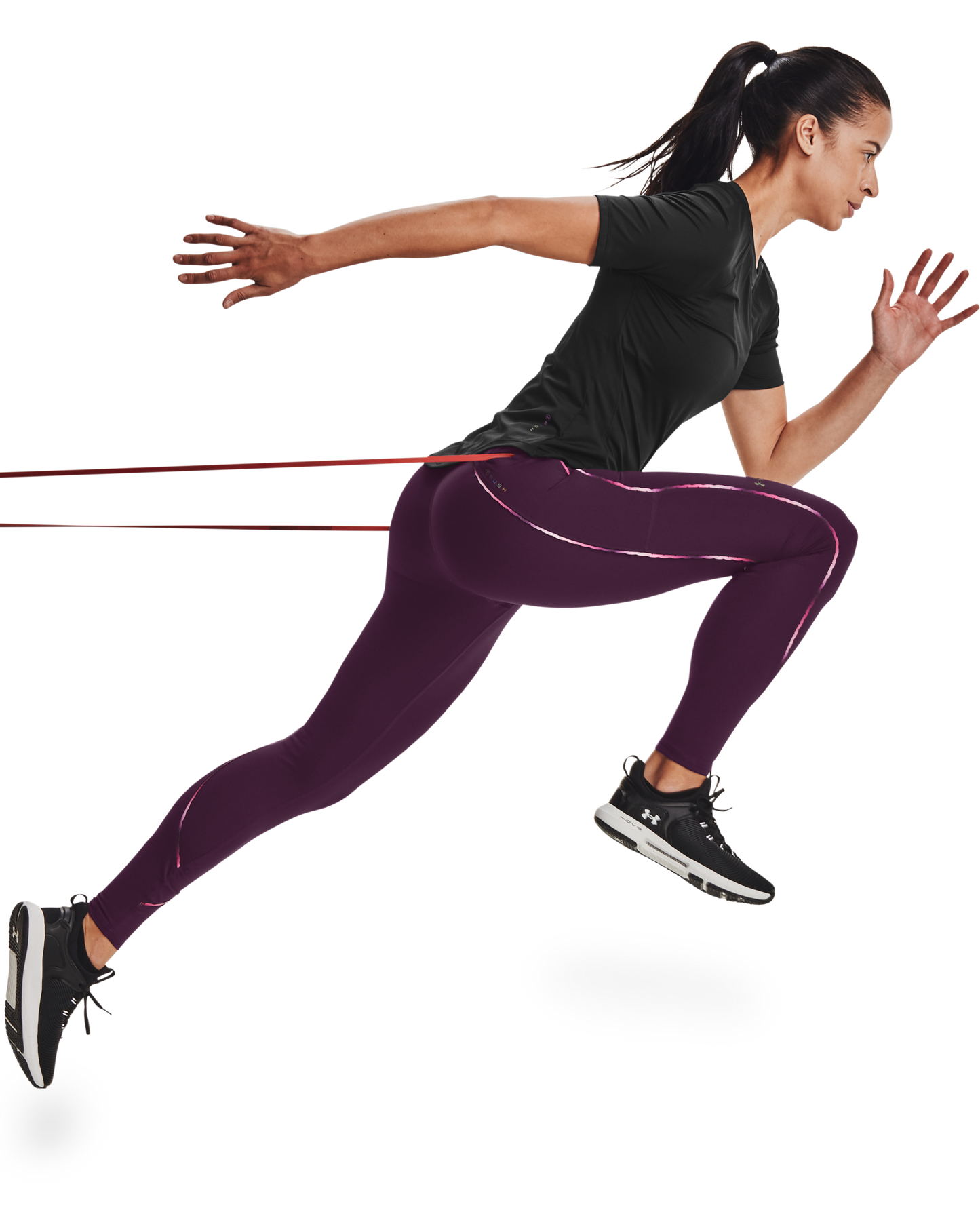 Women's UA RUSH™ Scallop Full-Length Leggings