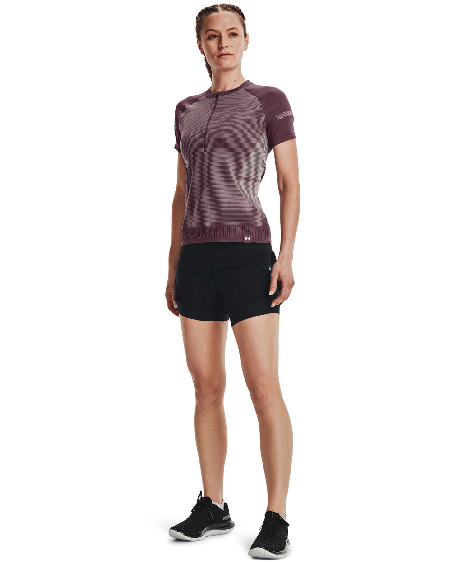 Women's UA IntelliKnit ¼ Zip Short Sleeve