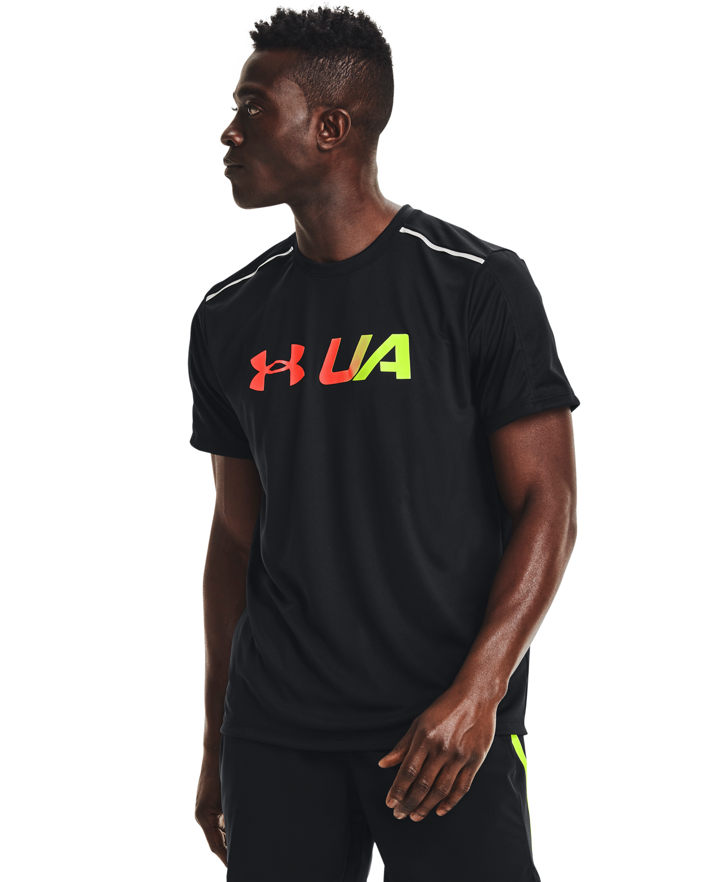 Men's UA Run Graphic Print Fill Short Sleeve