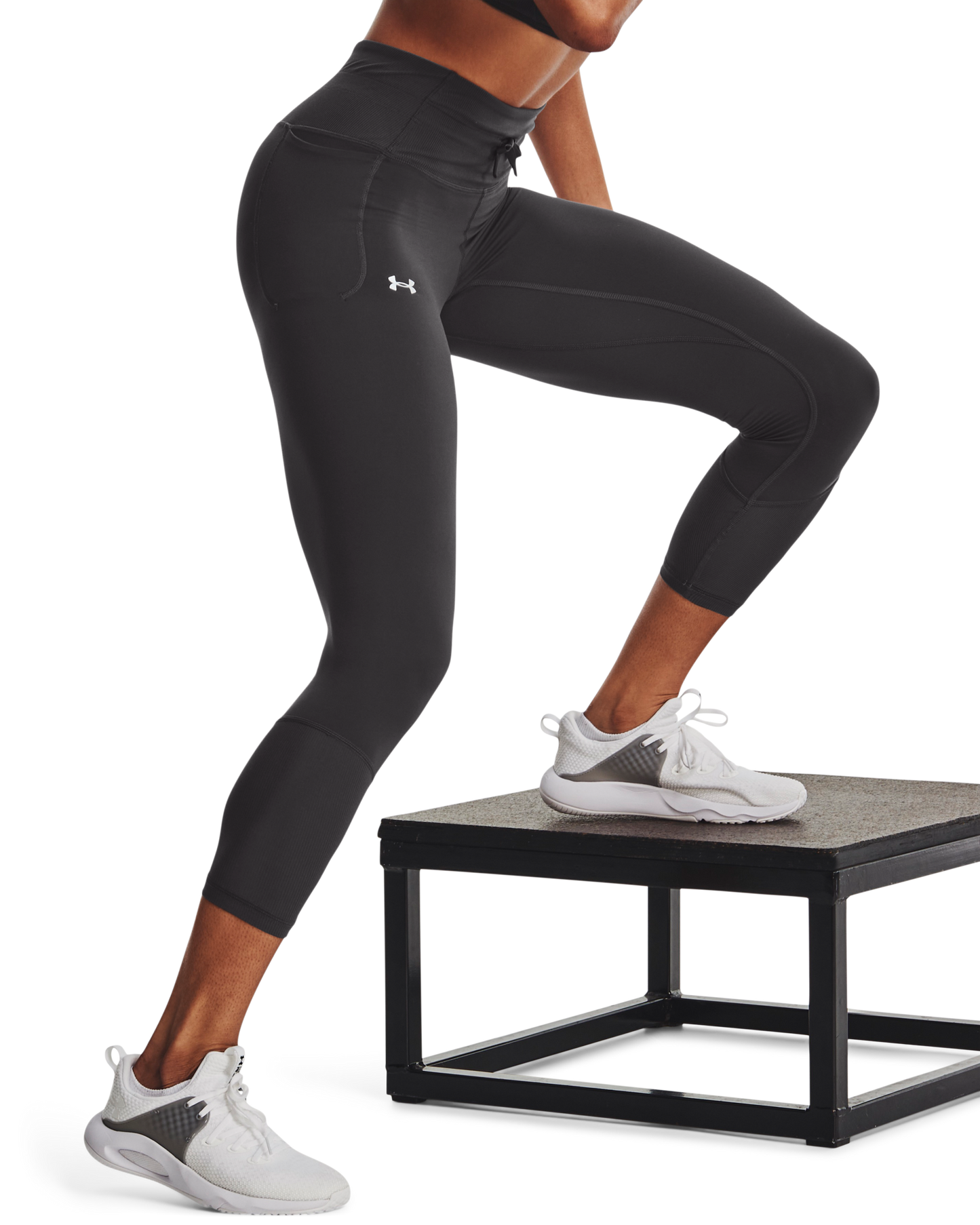 Women's UA Meridian Rib Waistband Ankle Leggings