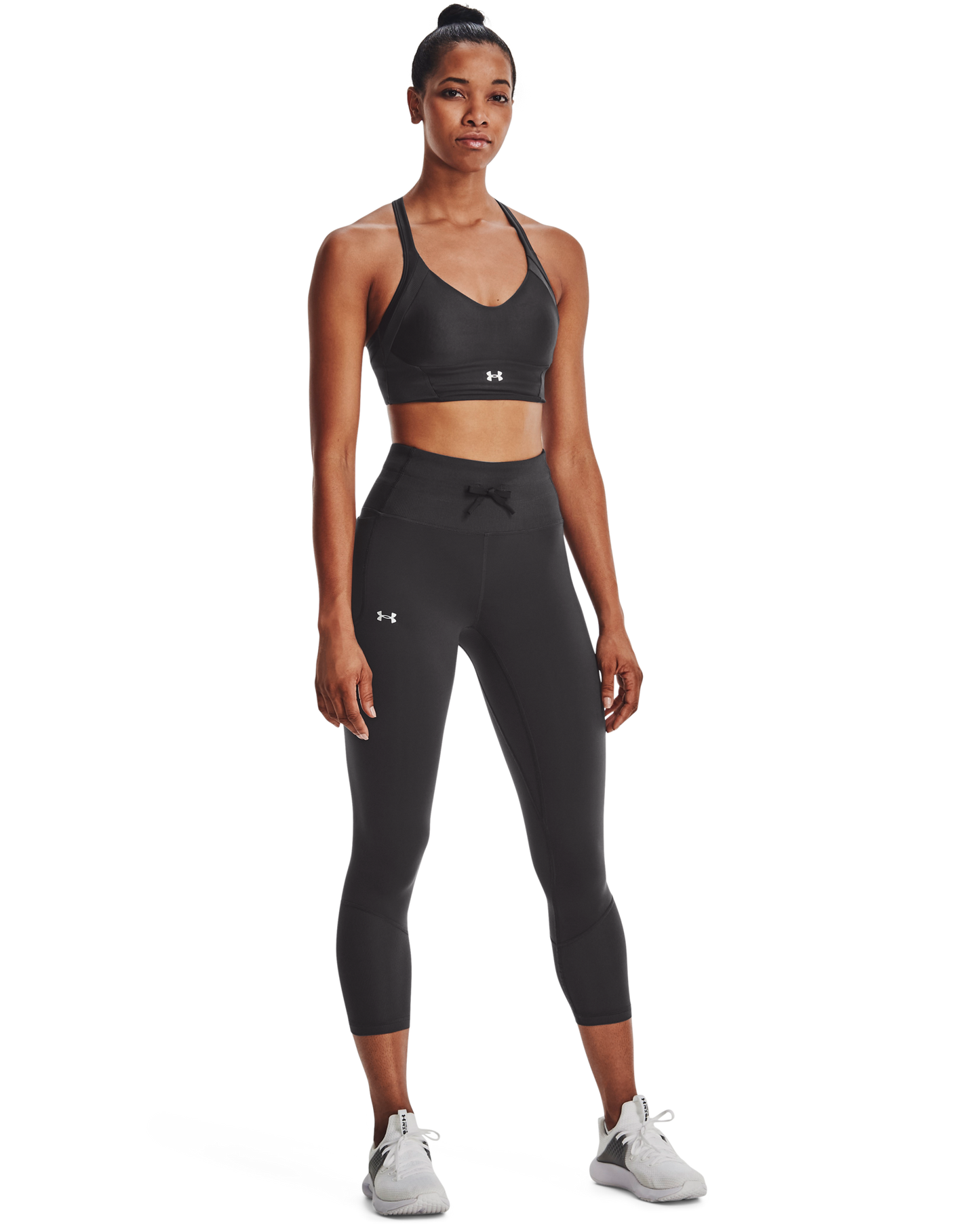 Women's UA Meridian Rib Waistband Ankle Leggings